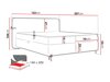 Continental bed Stonecrest 108 (Taro 11)