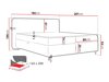 Continental bed Stonecrest 108 (Taro 11)
