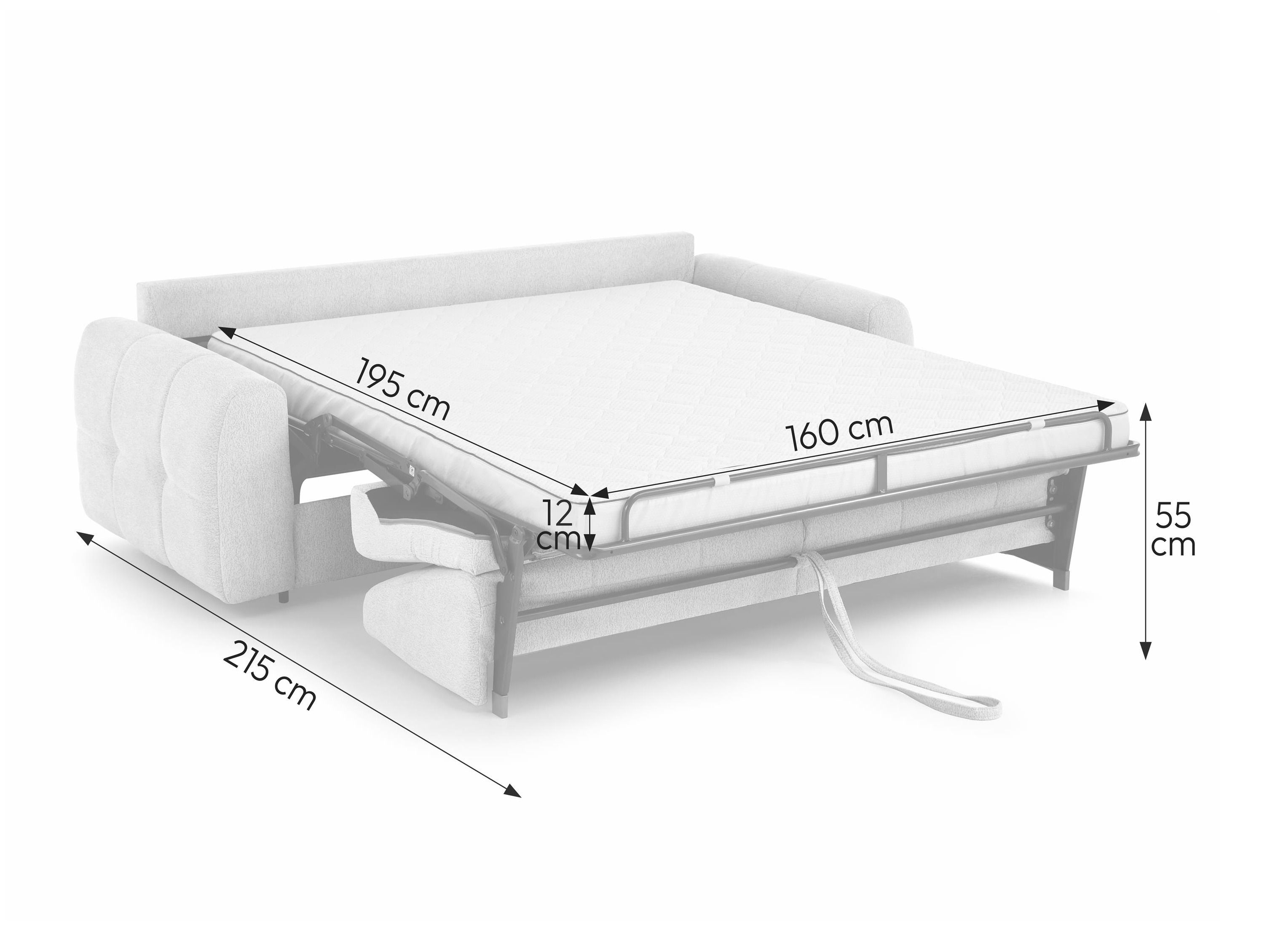 Sofa bed Margate 126 (Misterio 03)