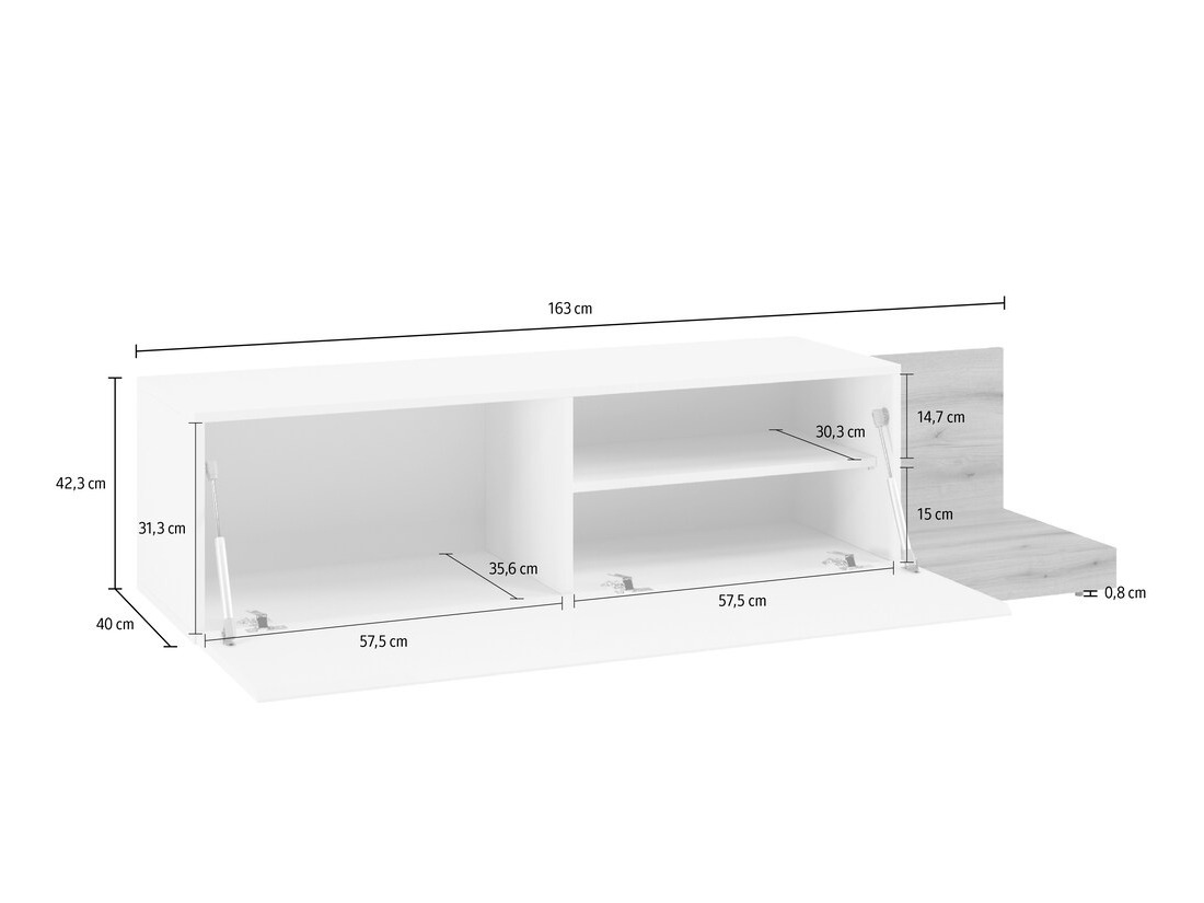 TV stand Ontario 244 (White)