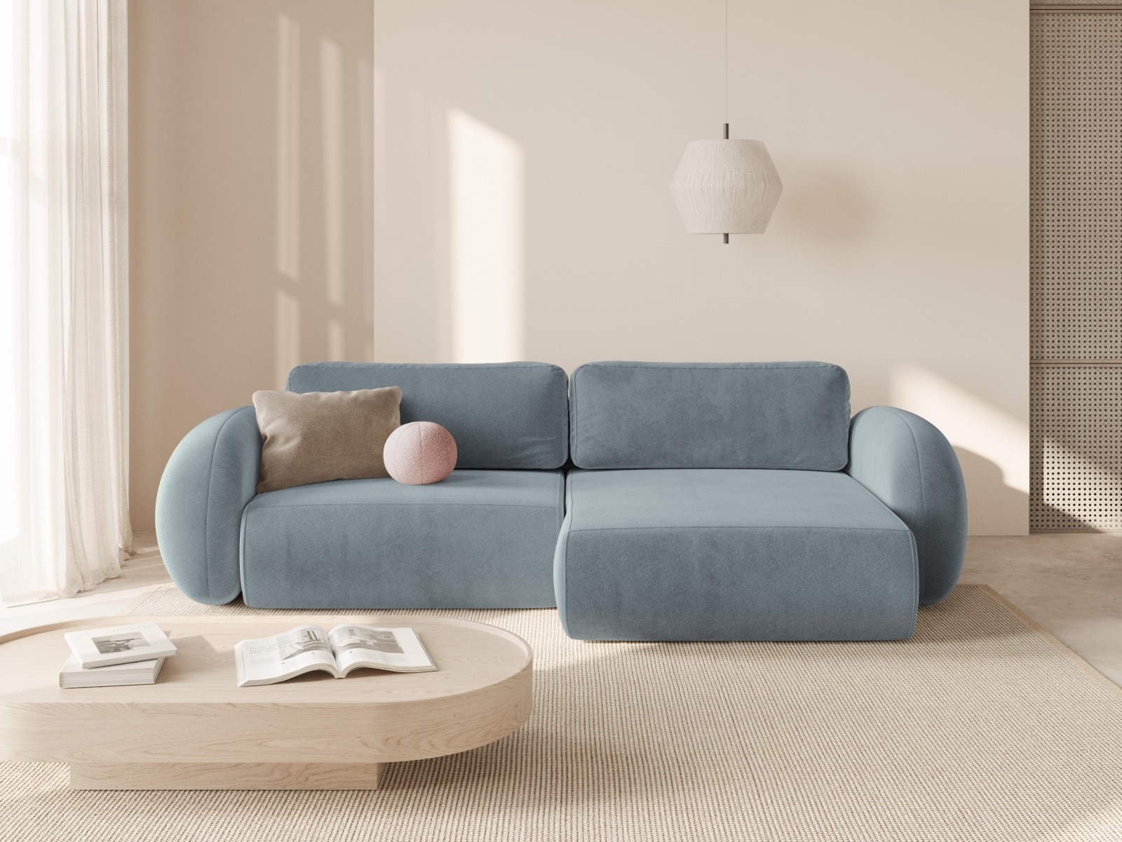 Corner sofa Franklin 207 (Magic Velvet 2224)