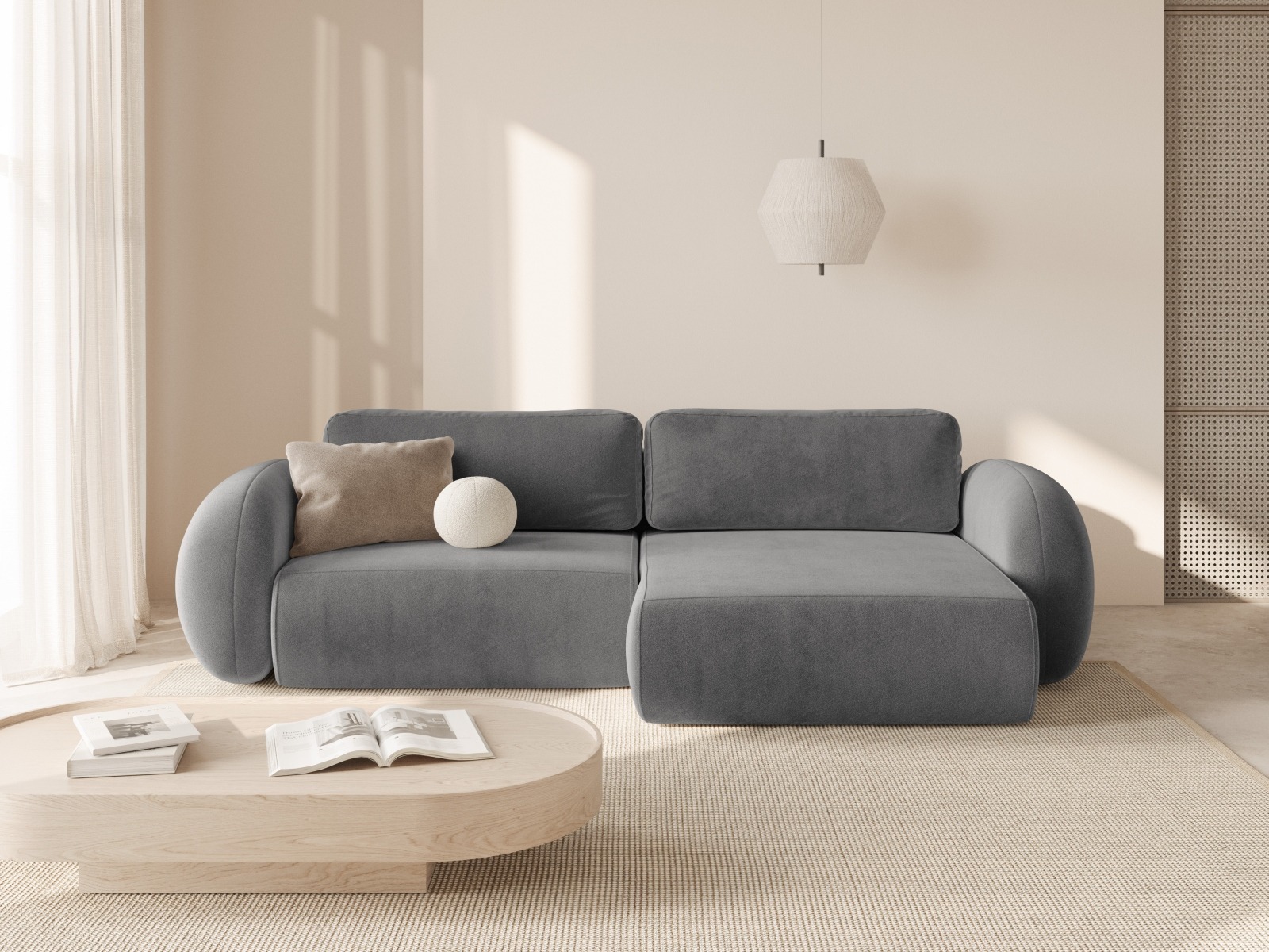 Corner sofa Franklin 207 (Magic Velvet 2241)