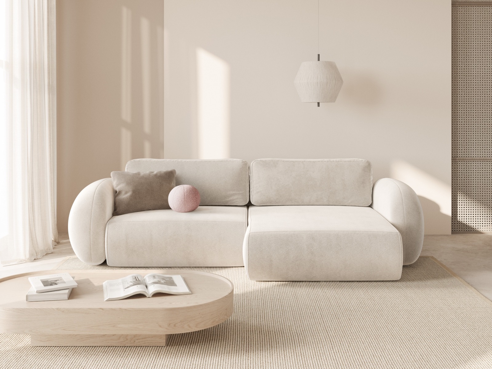 Corner sofa Franklin 207 (Magic Velvet 2256)