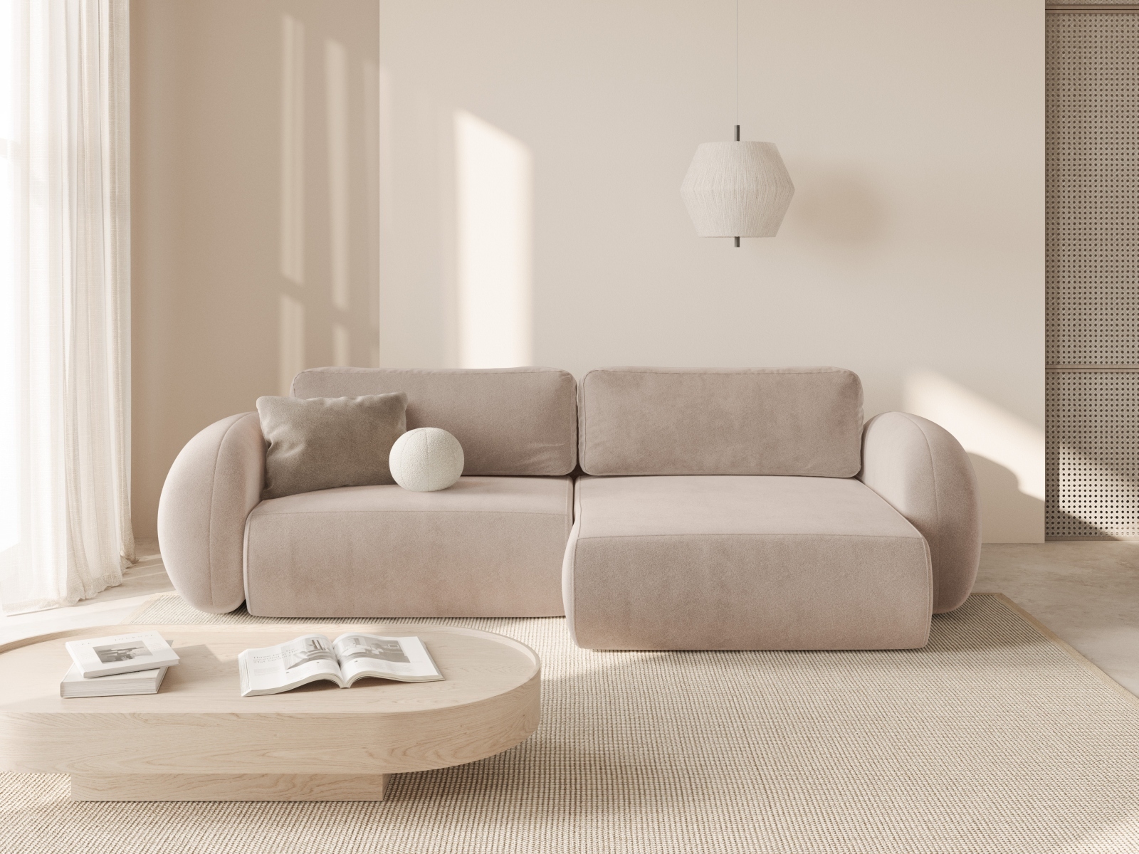 Corner sofa Franklin 207 (Magic Velvet 2282)
