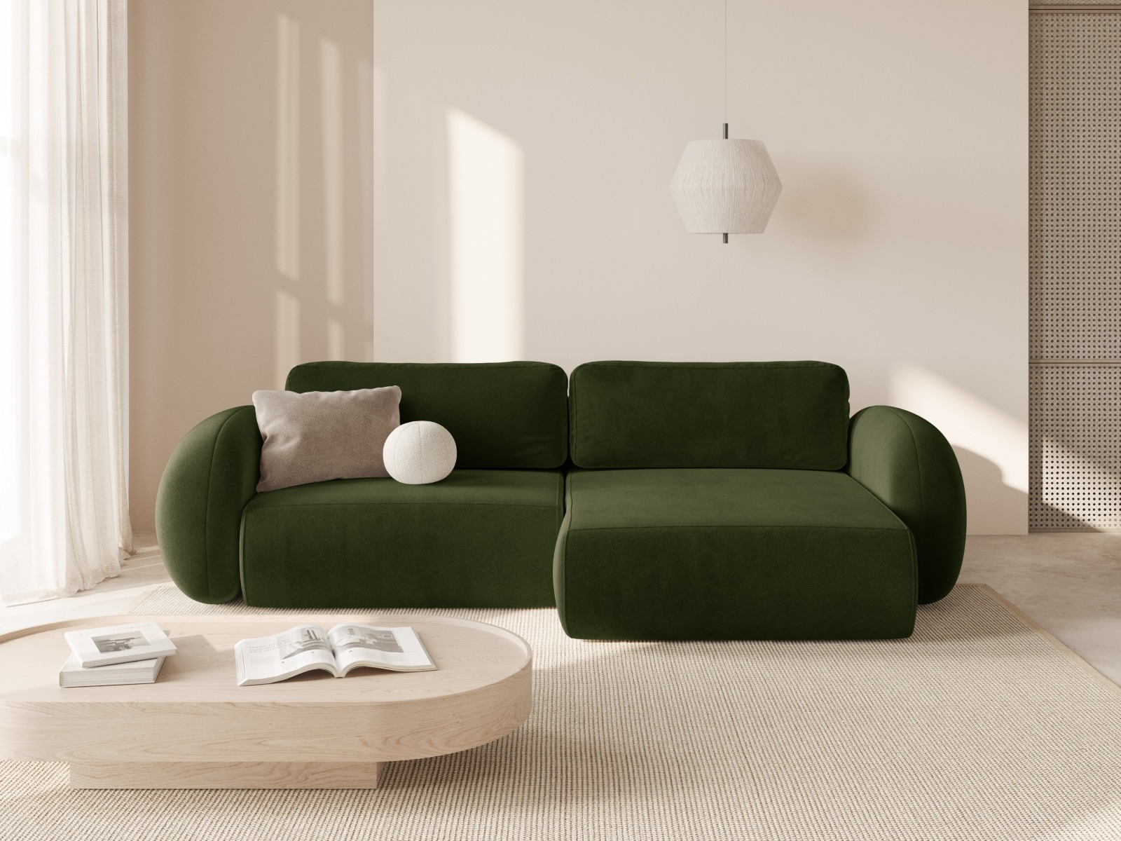 Corner sofa Franklin 207 (Magic Velvet 2295)