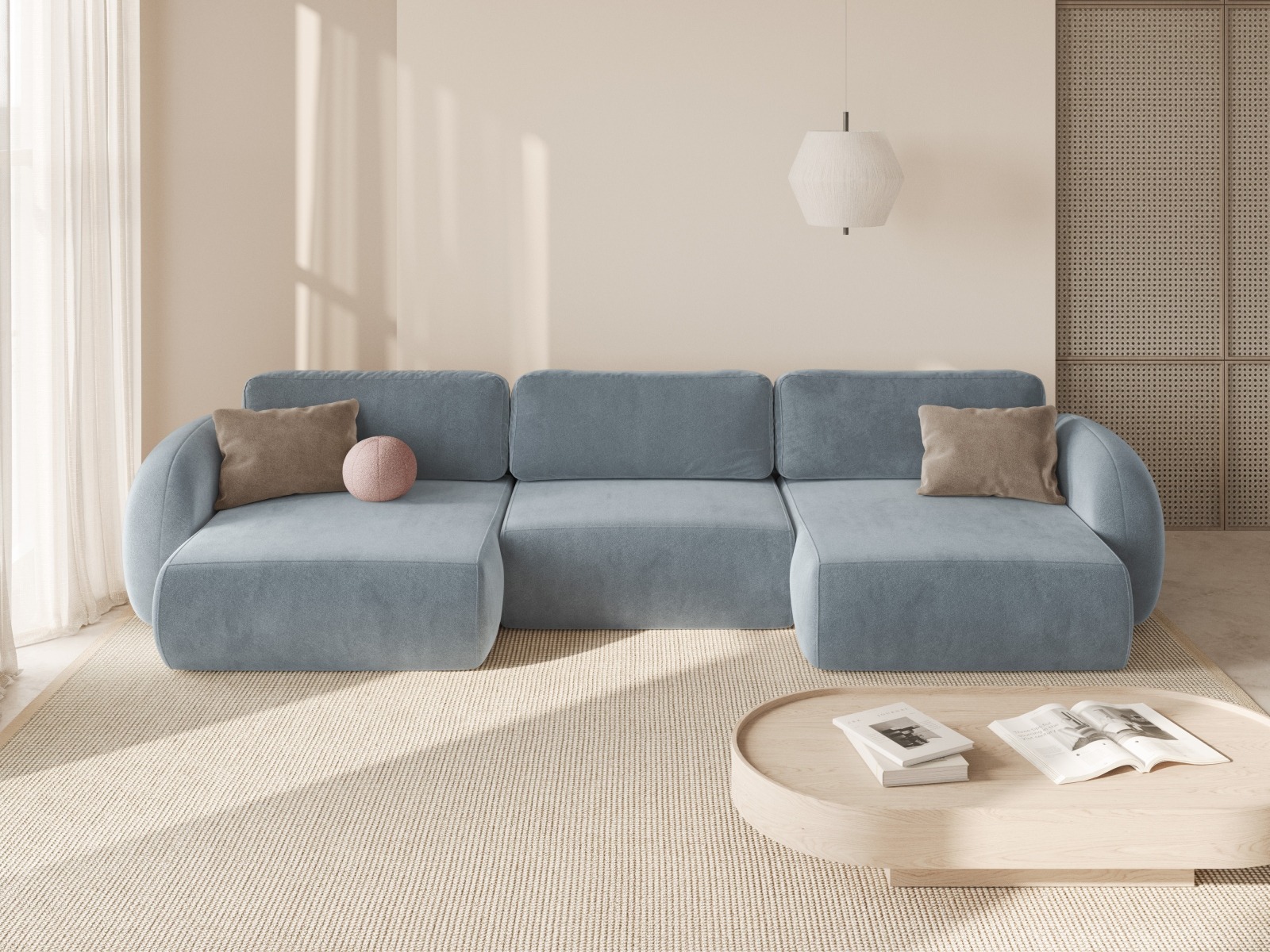 Corner sofa Franklin 208 (Magic Velvet 2224)