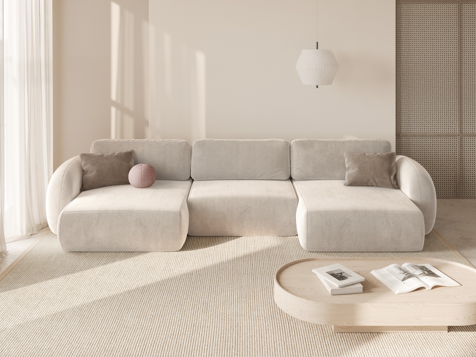 Corner sofa Franklin 208 (Magic Velvet 2256)