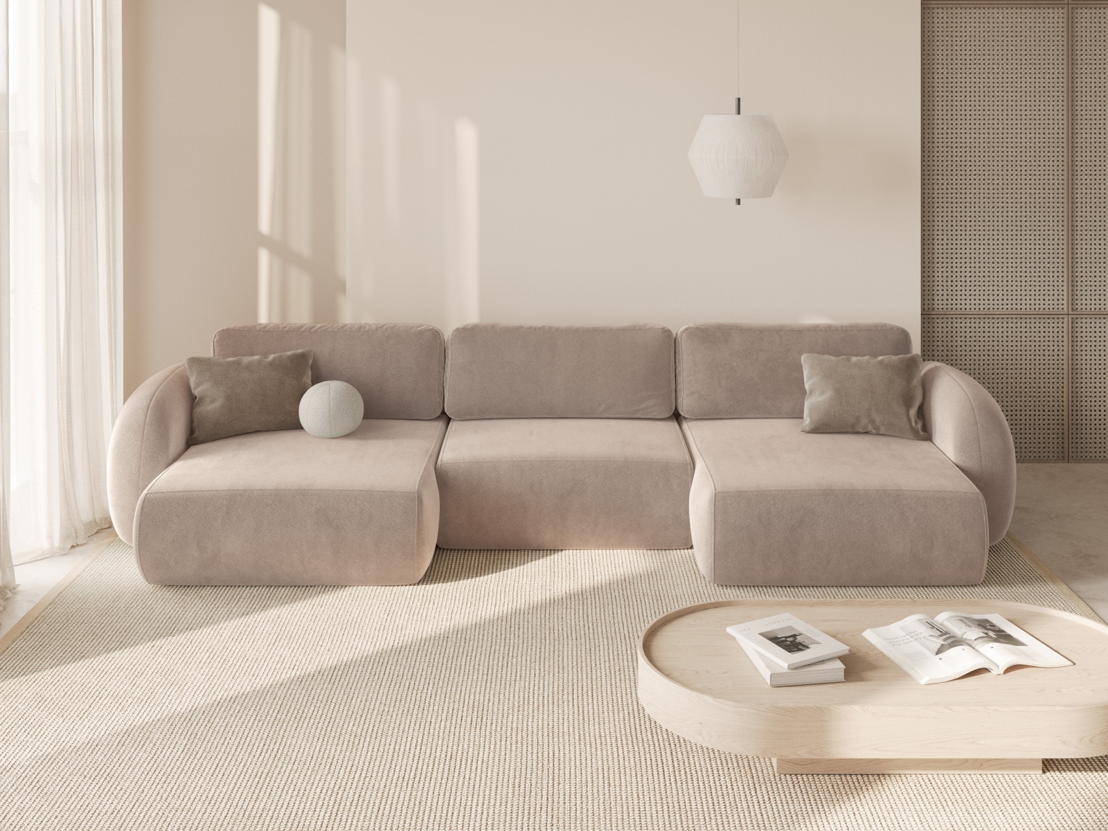 Corner sofa Franklin 208 (Magic Velvet 2282)