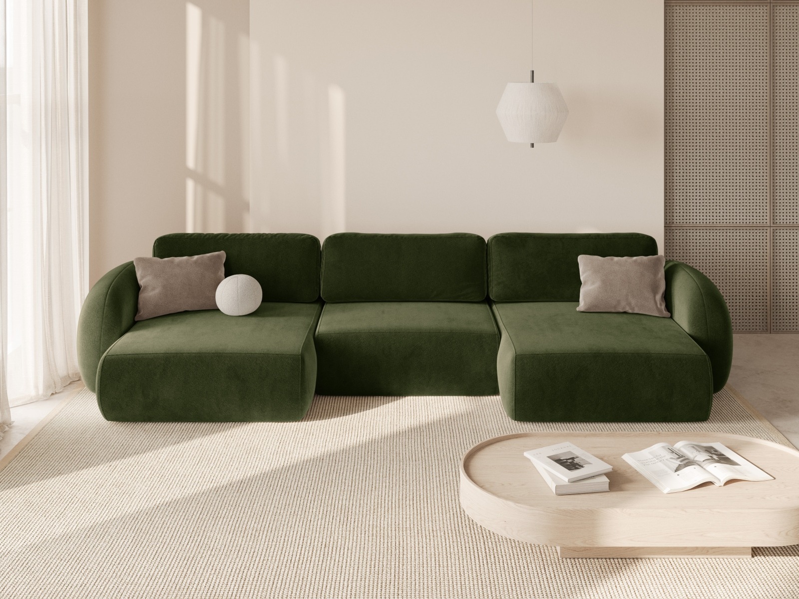 Corner sofa Franklin 208 (Magic Velvet 2295)