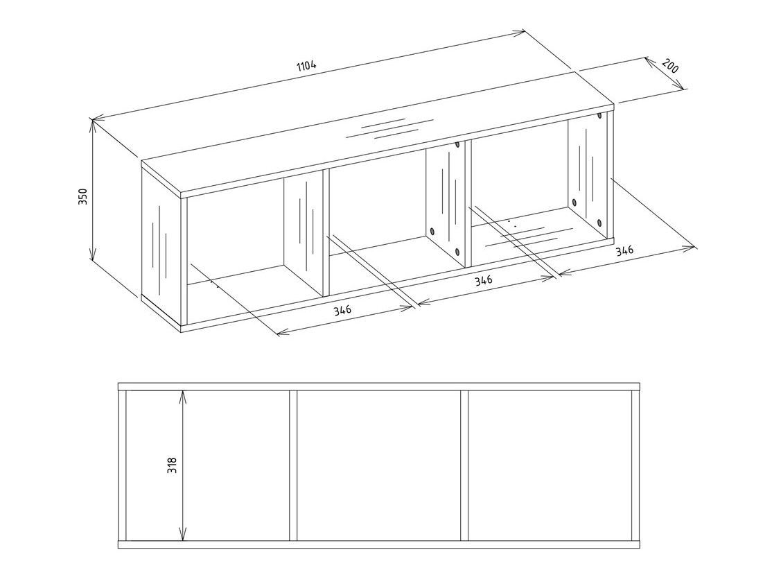 Wall shelf Mandeville 336