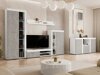 Chest of drawers Tucson 104 (White + Concrete)