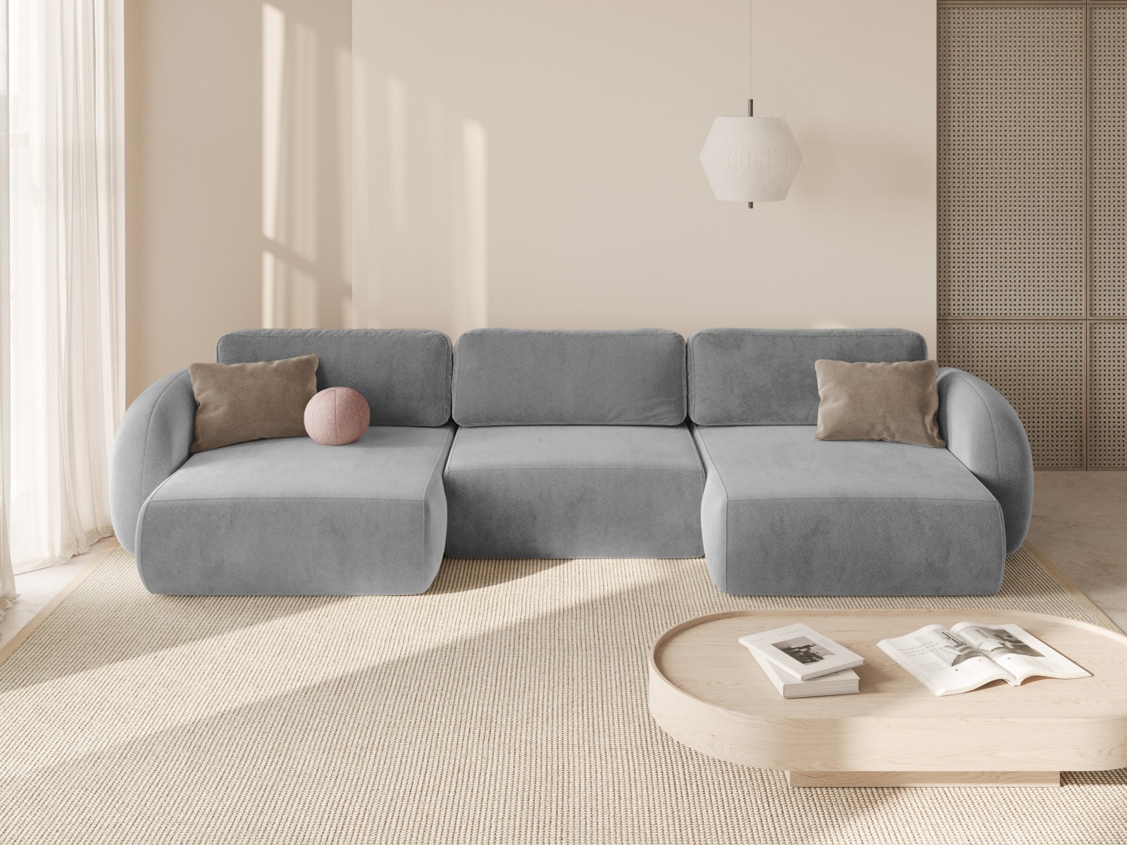 Corner sofa Franklin 208 (Magic Velvet 2240)