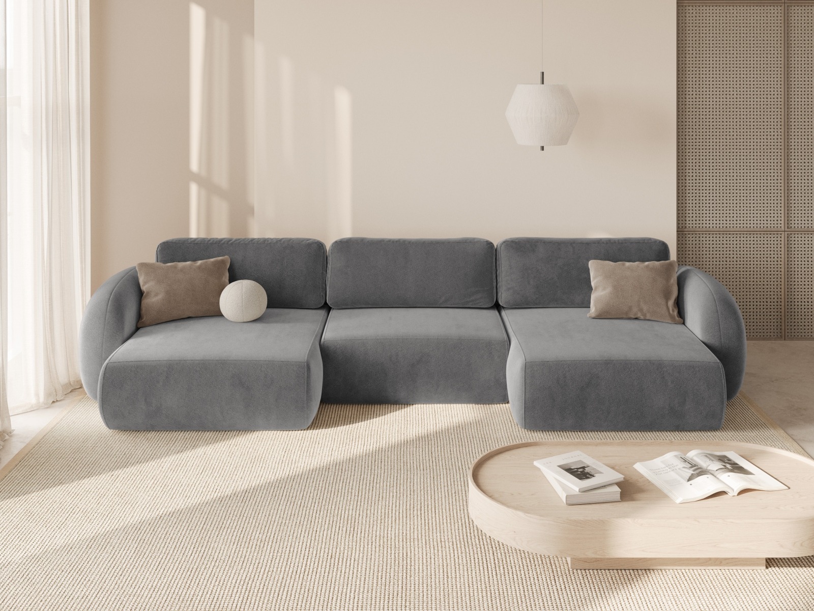 Corner sofa Franklin 208 (Magic Velvet 2241)