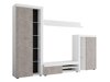Living room set Tucson 103 (White + Concrete)