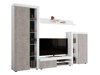Living room set Tucson 103 (White + Concrete)