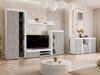 Living room set Tucson 106 (White + Concrete)