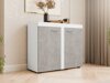 Sideboard Tucson 120 (White + Concrete)