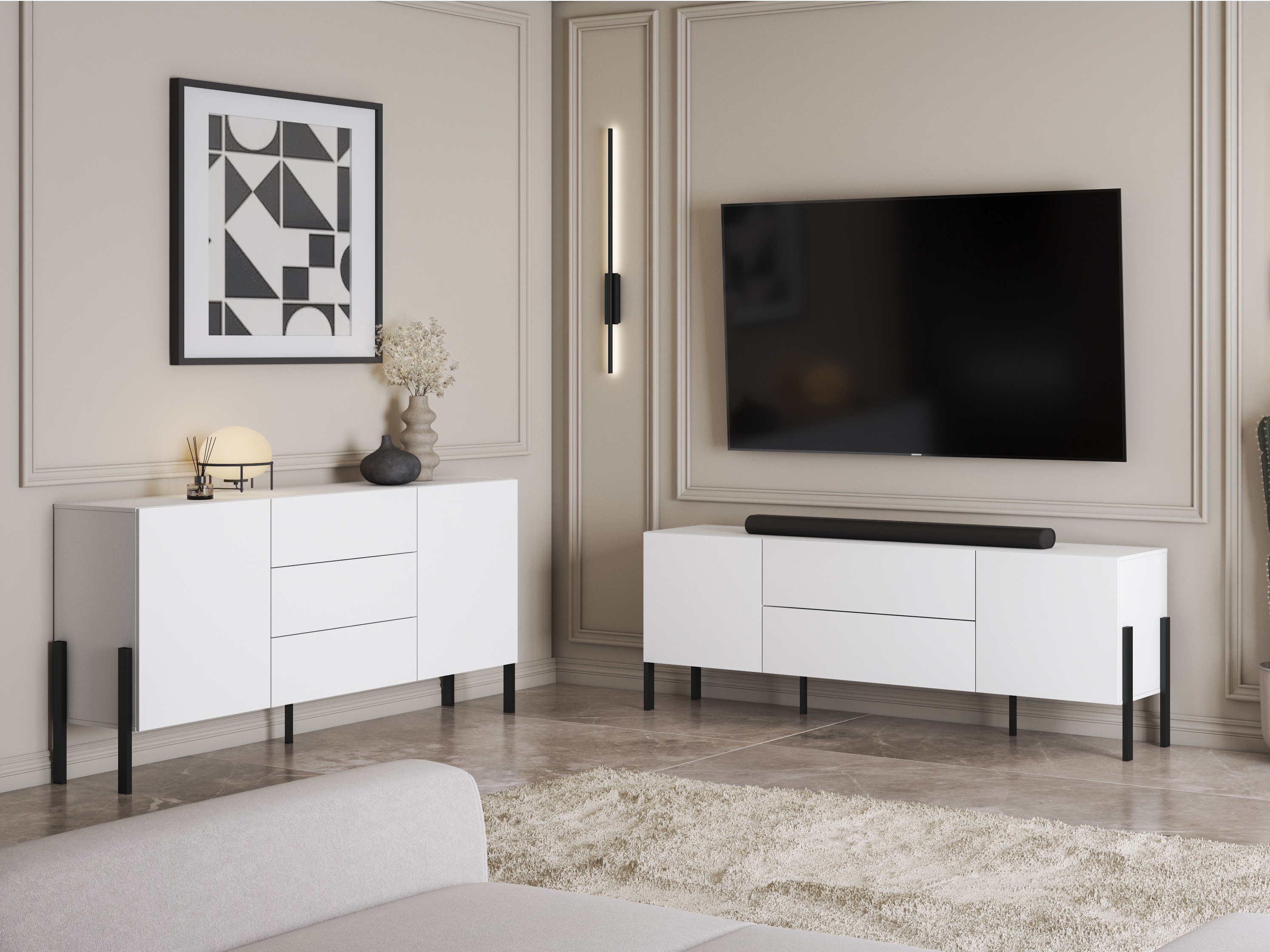 Chest of drawers Etsore 101 (White)