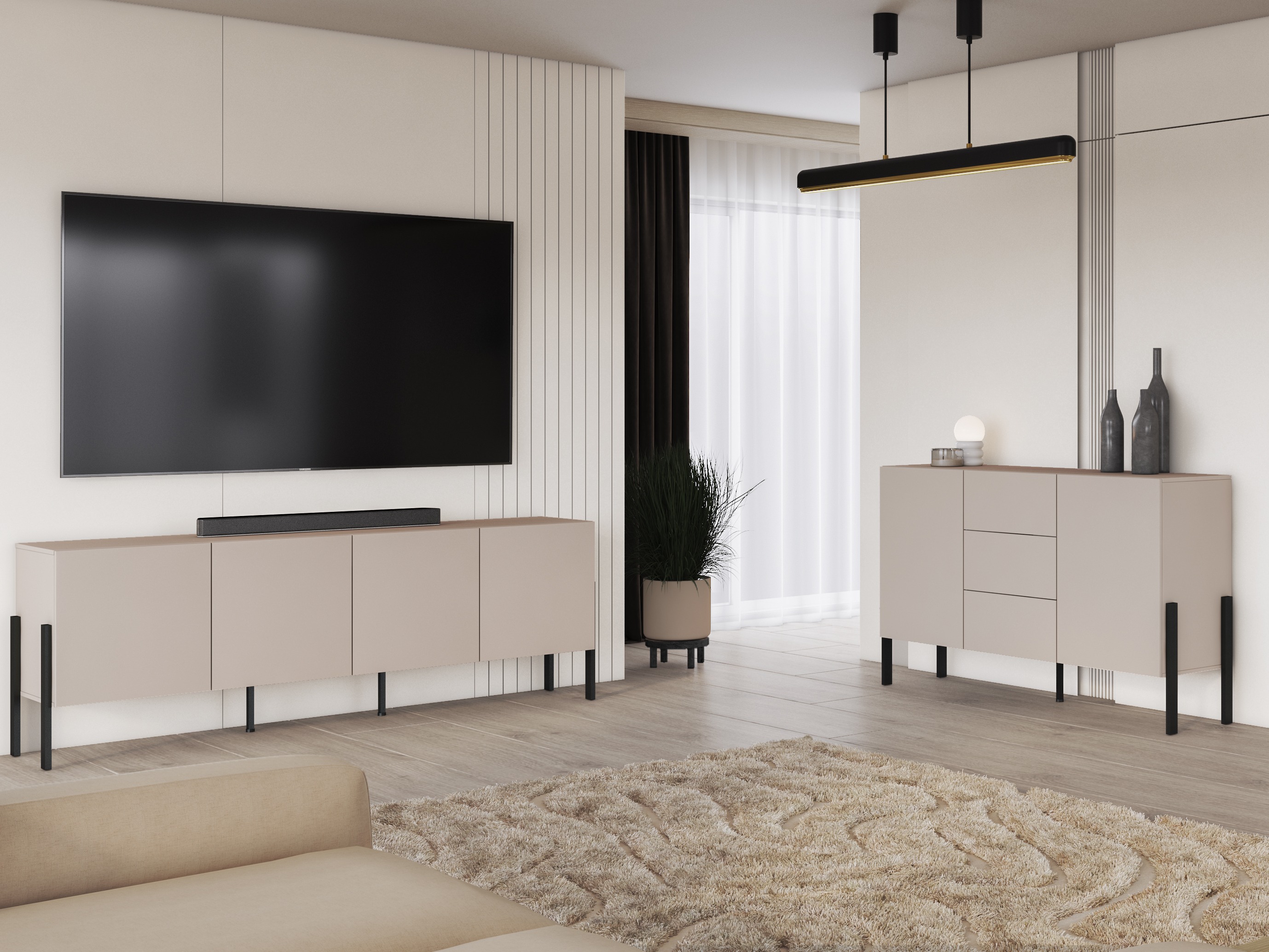 Chest of drawers Etsore 104 (Cashmere)