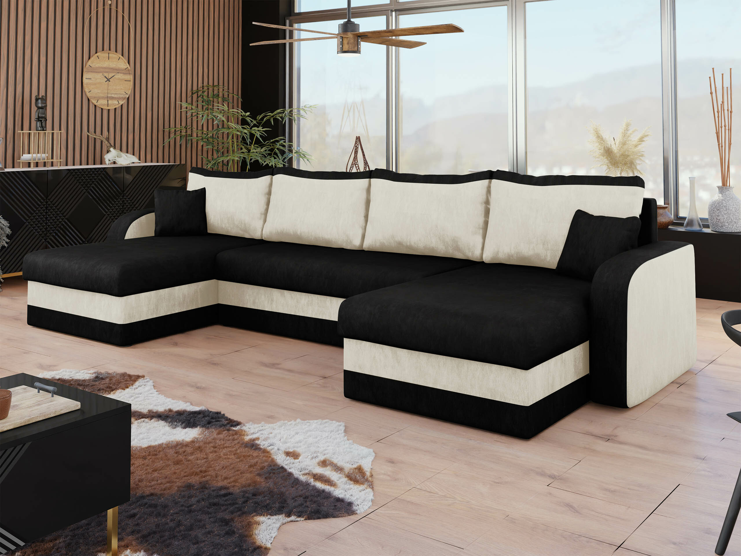 Corner sofa Comfivo 233 (Mikrofaza 15 + Mikrofaza 31)