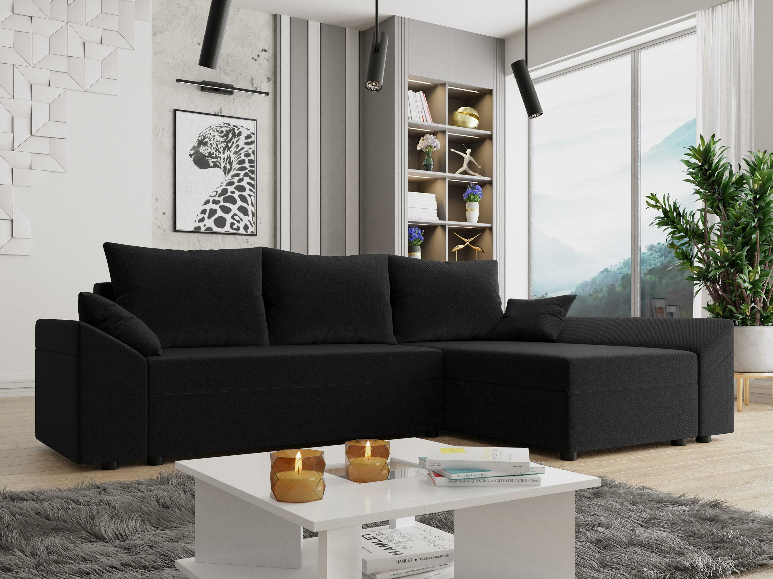 Corner sofa Memphis 130 (Kronos 07)