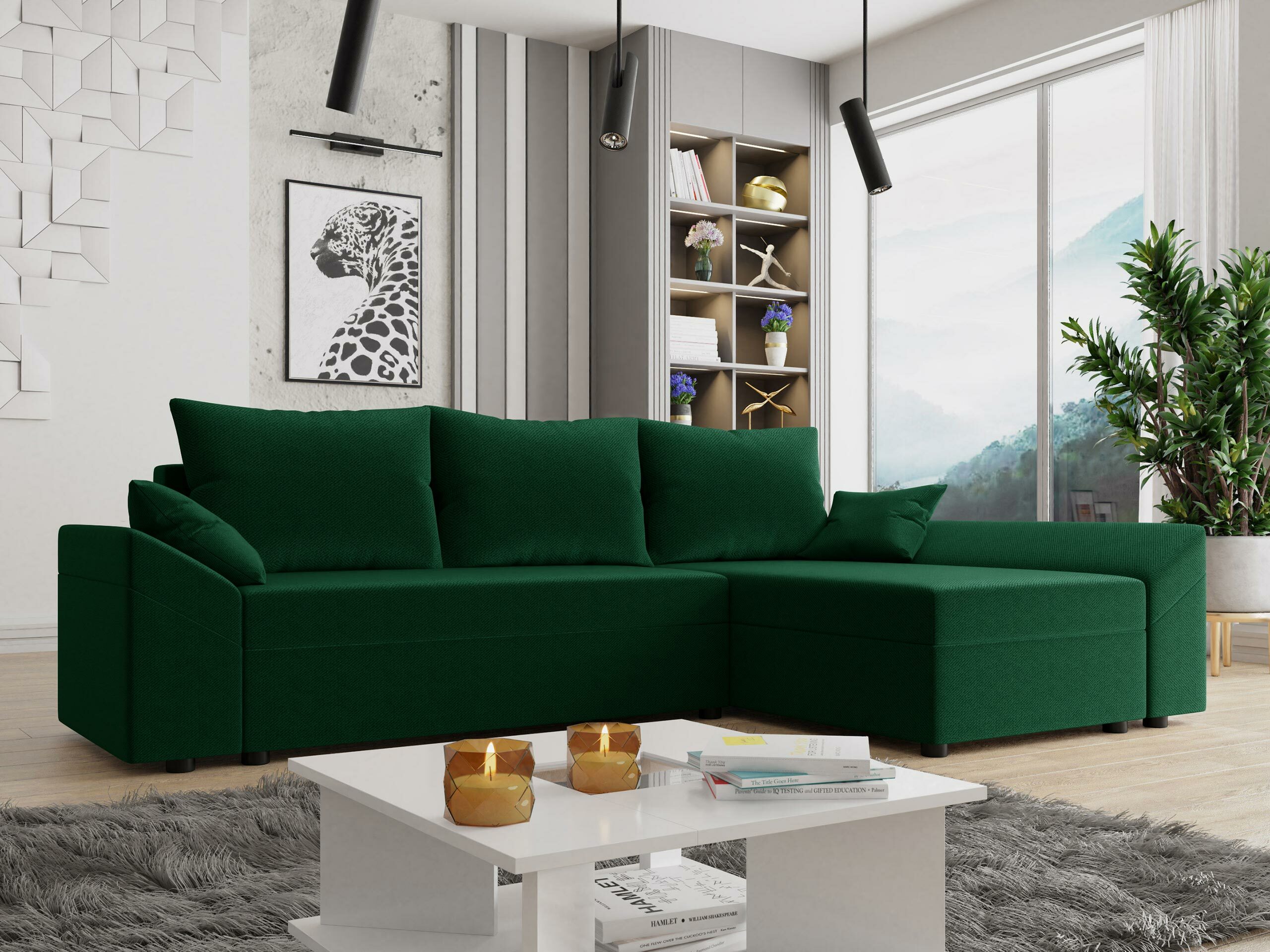 Corner sofa Memphis 130 (Kronos 19)