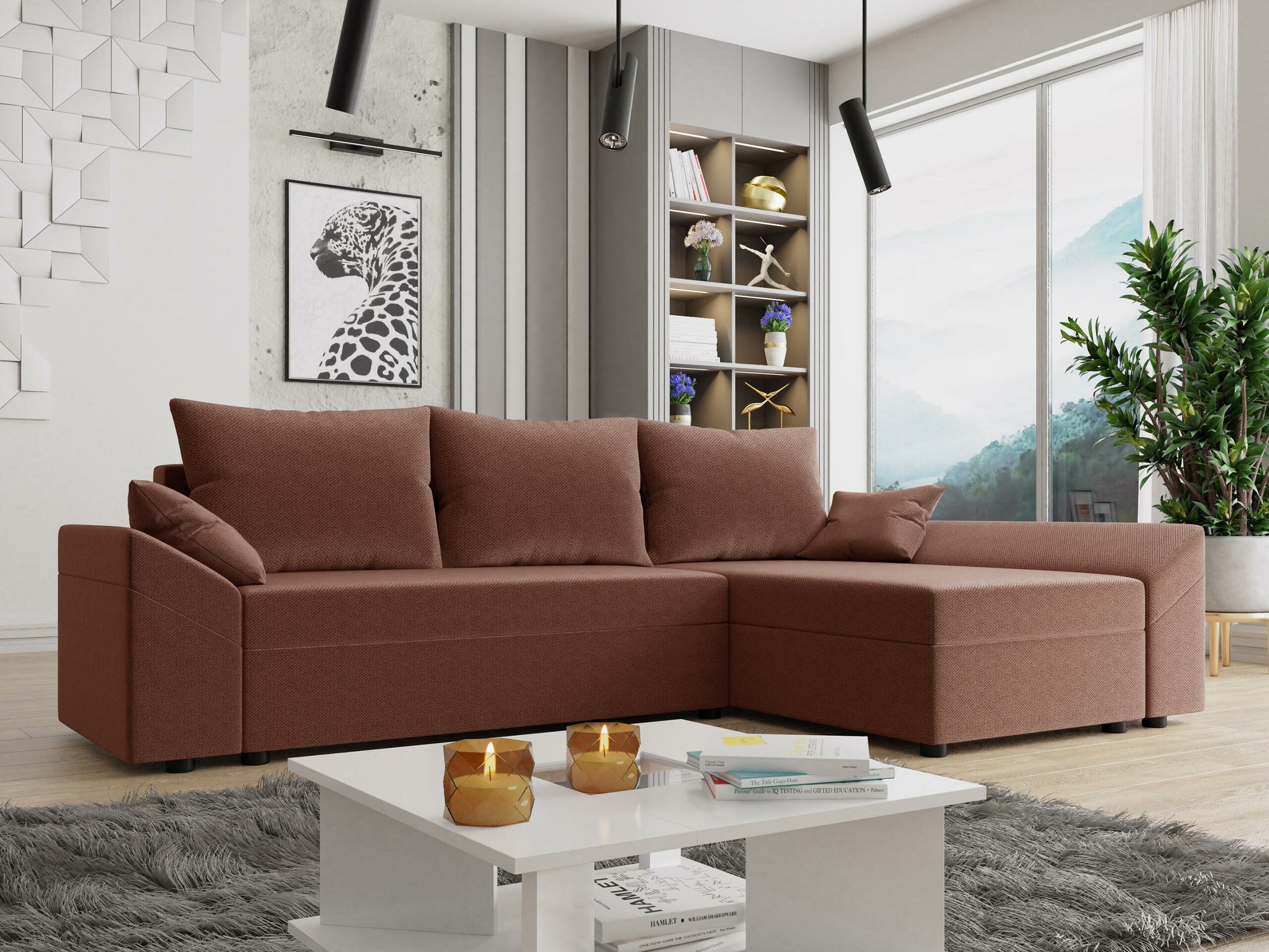 Corner sofa Memphis 130 (Kronos 29)