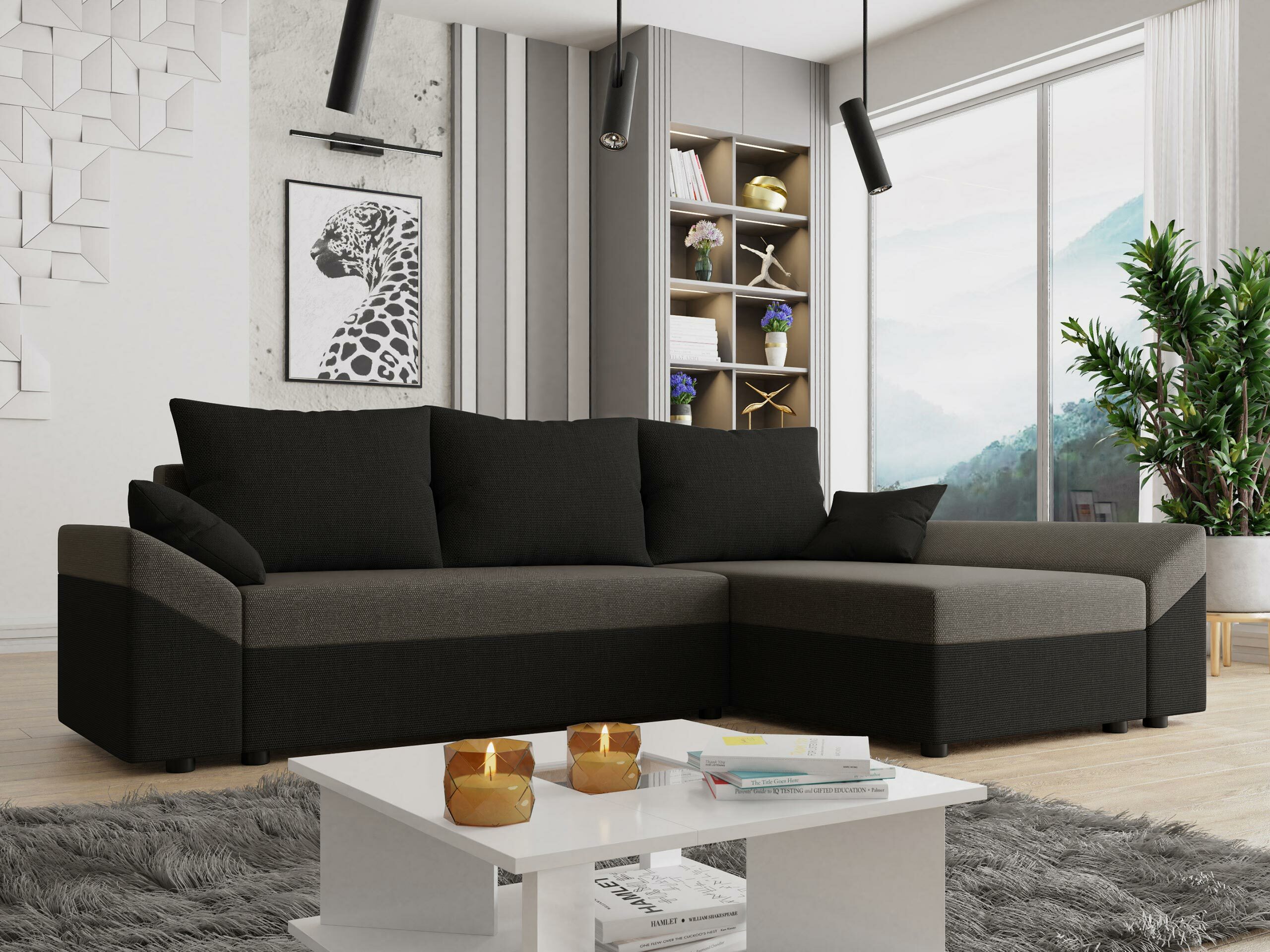 Corner sofa Memphis 130 (Muna 14 + Muna 10)