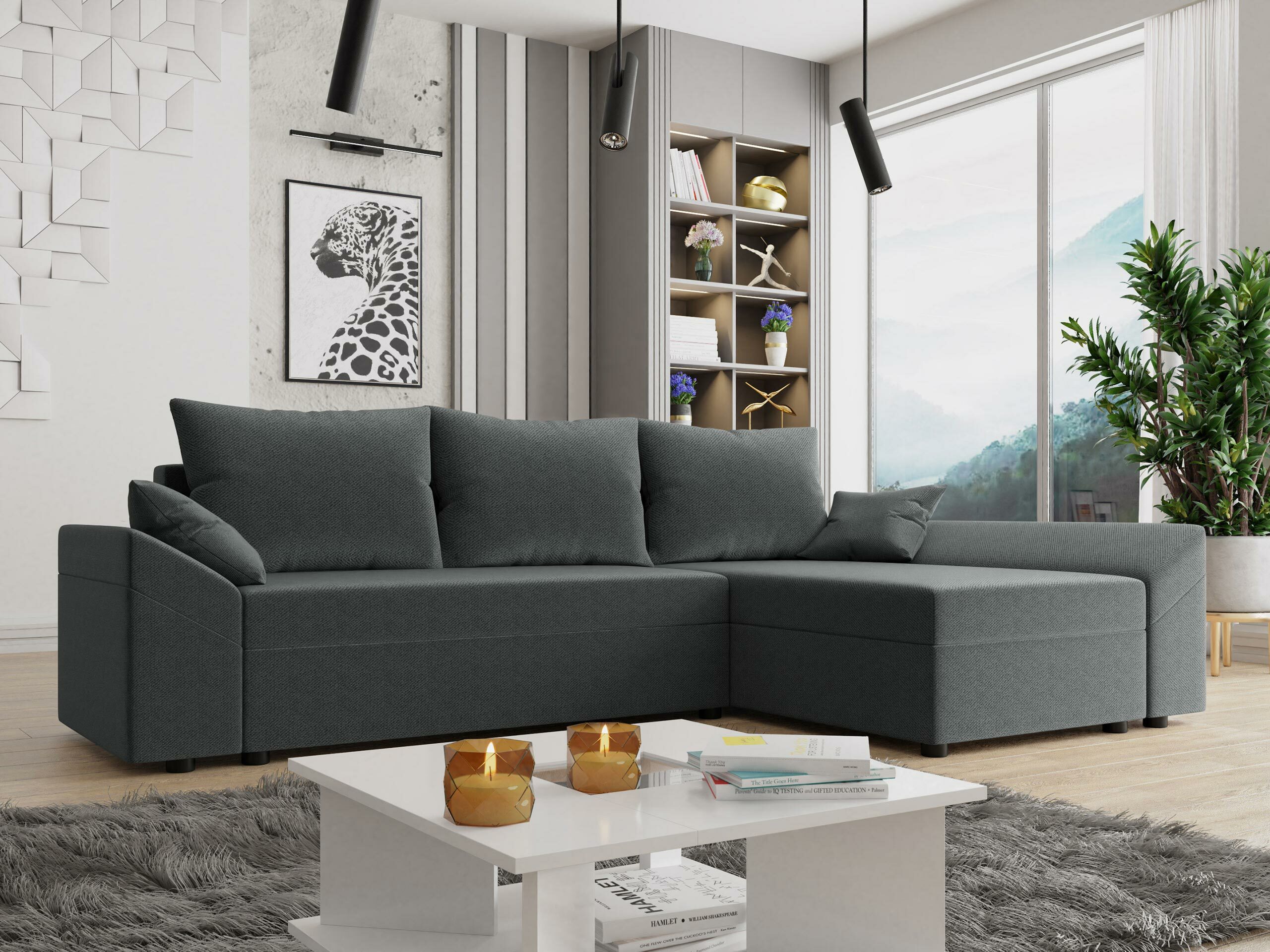 Corner sofa Memphis 130 (Paros 06)