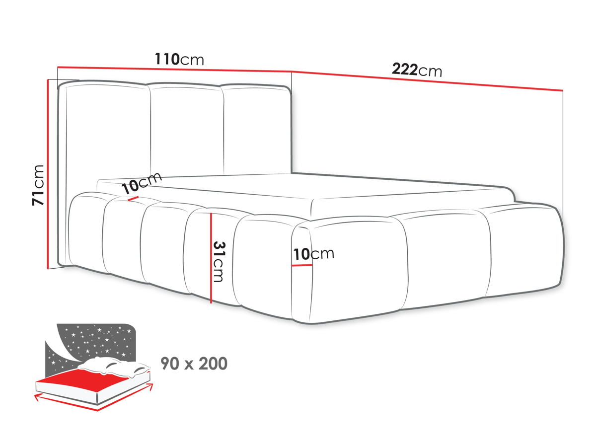 Bed TrendyNest 118 (Abriamo 04)