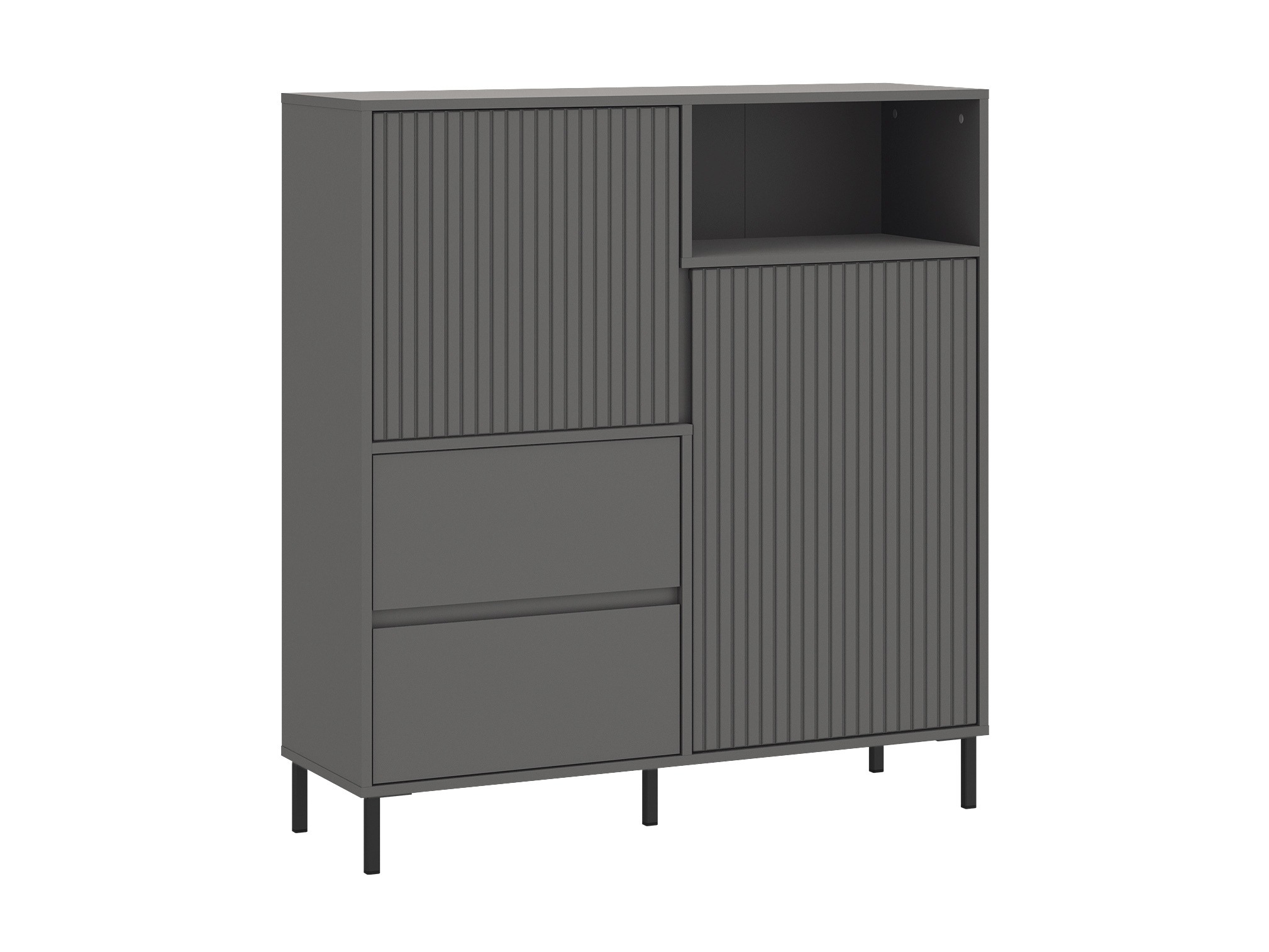 Living room set Ruvrevi 105 (Anthracite)