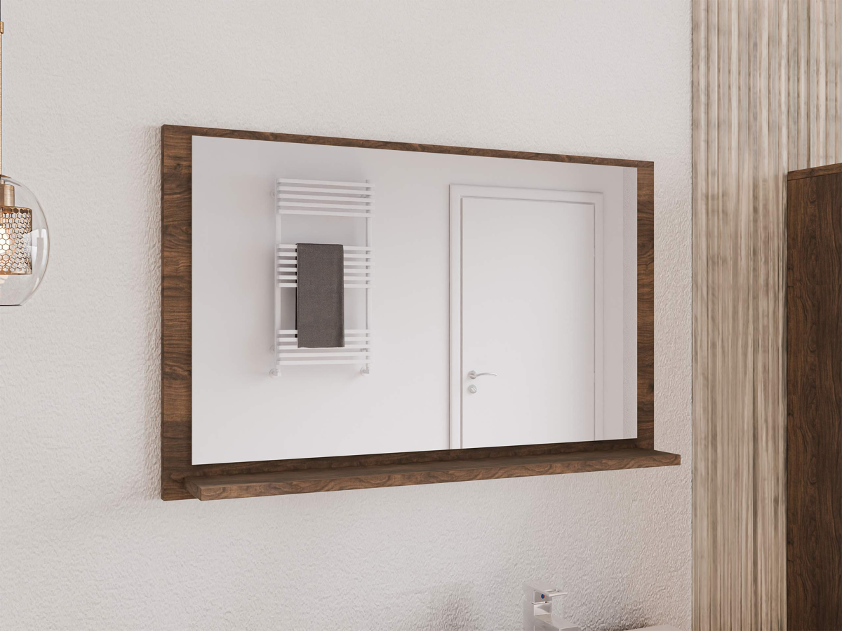 Bathroom mirror Providence 195 (Walnut)