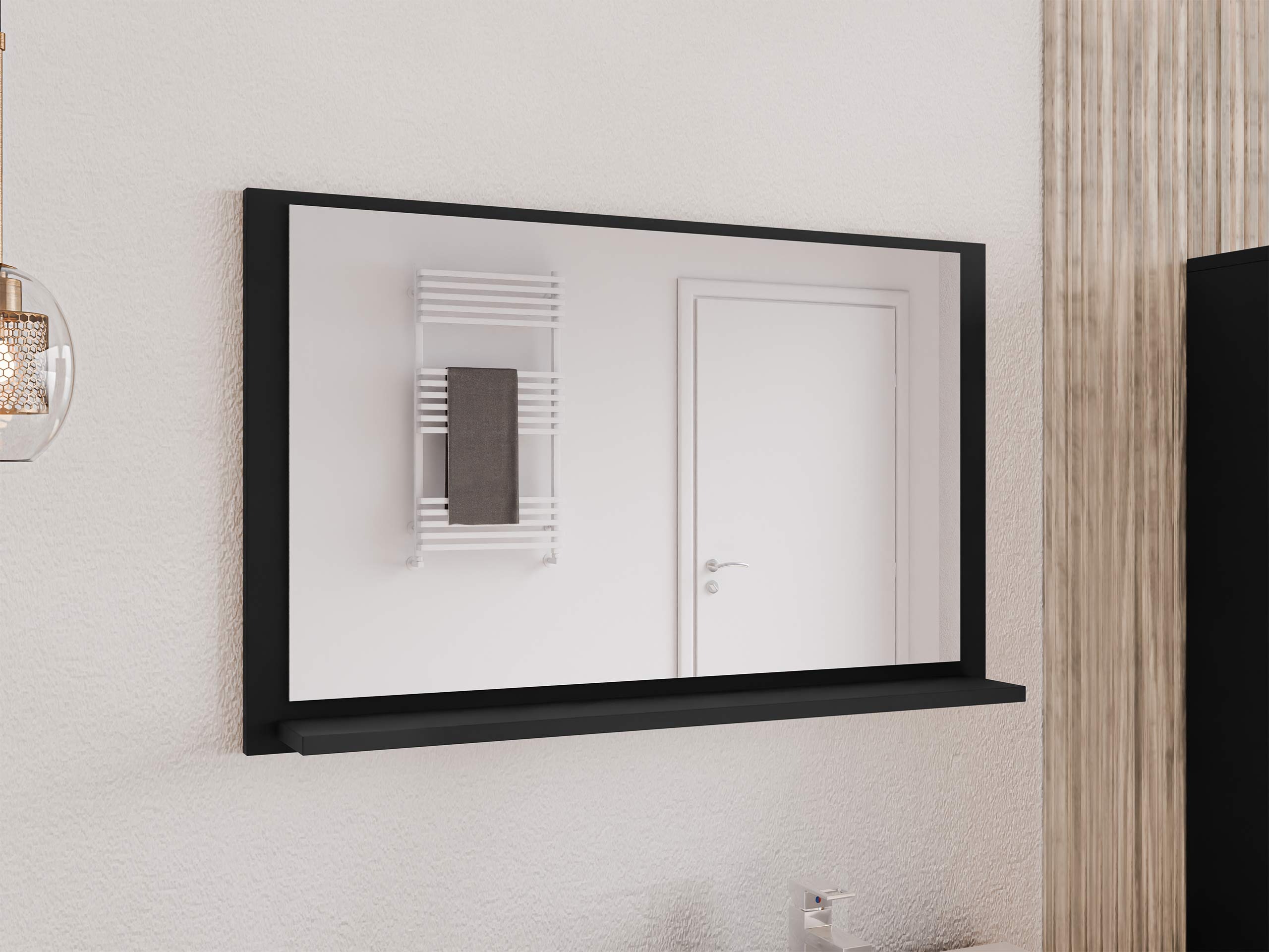 Bathroom mirror Sodalis (Black)