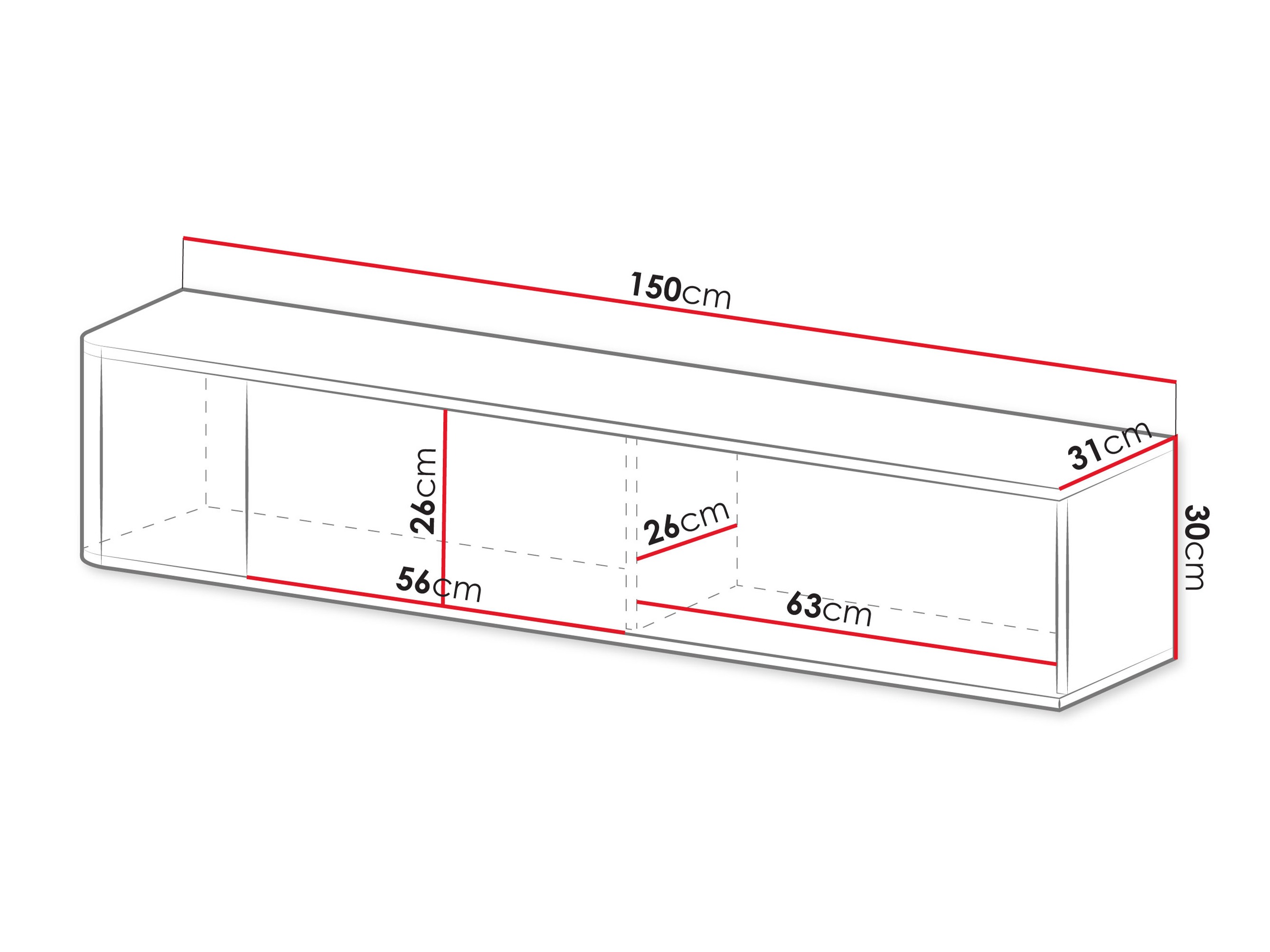TV stand Oratio (Cashmere)