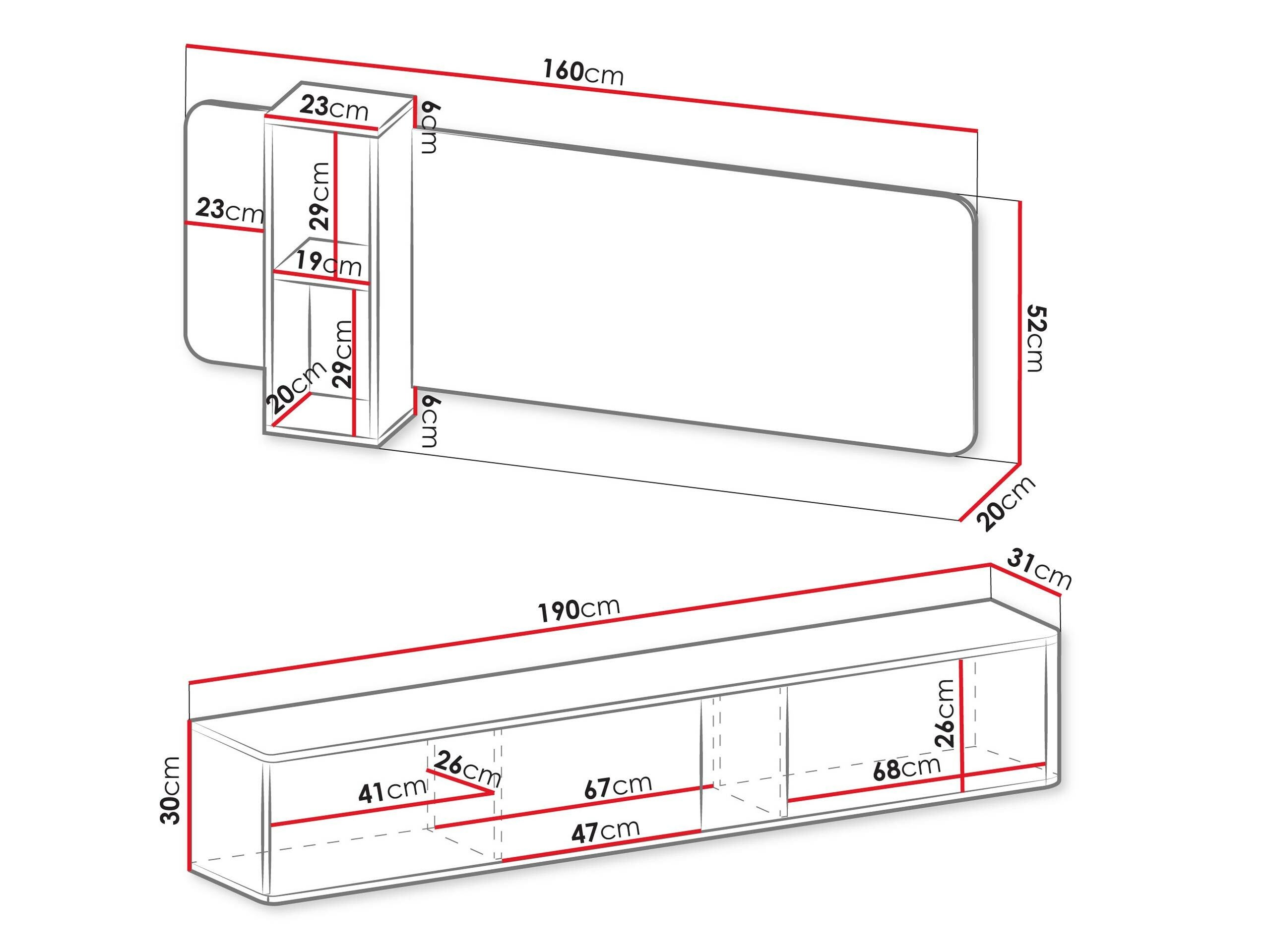 TV stand Oratio VII (Cashmere)
