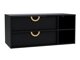Wall-mounted bathroom cabinet for washbasin Providence 193 (Black)