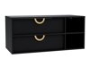 Wall-mounted bathroom cabinet for washbasin Providence 193 (Black)