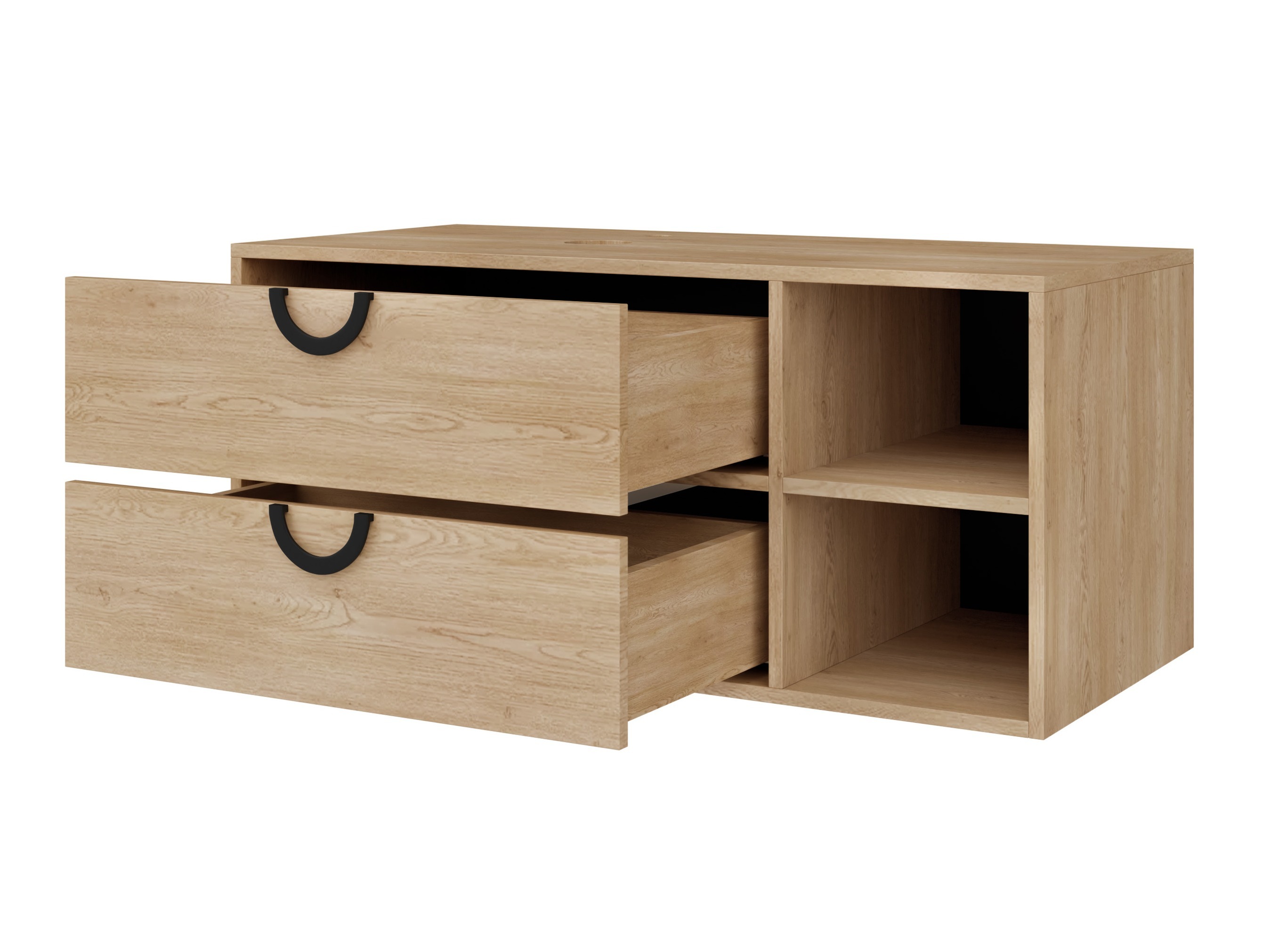 Wall-mounted bathroom cabinet for washbasin Sodalis (Cashmere)