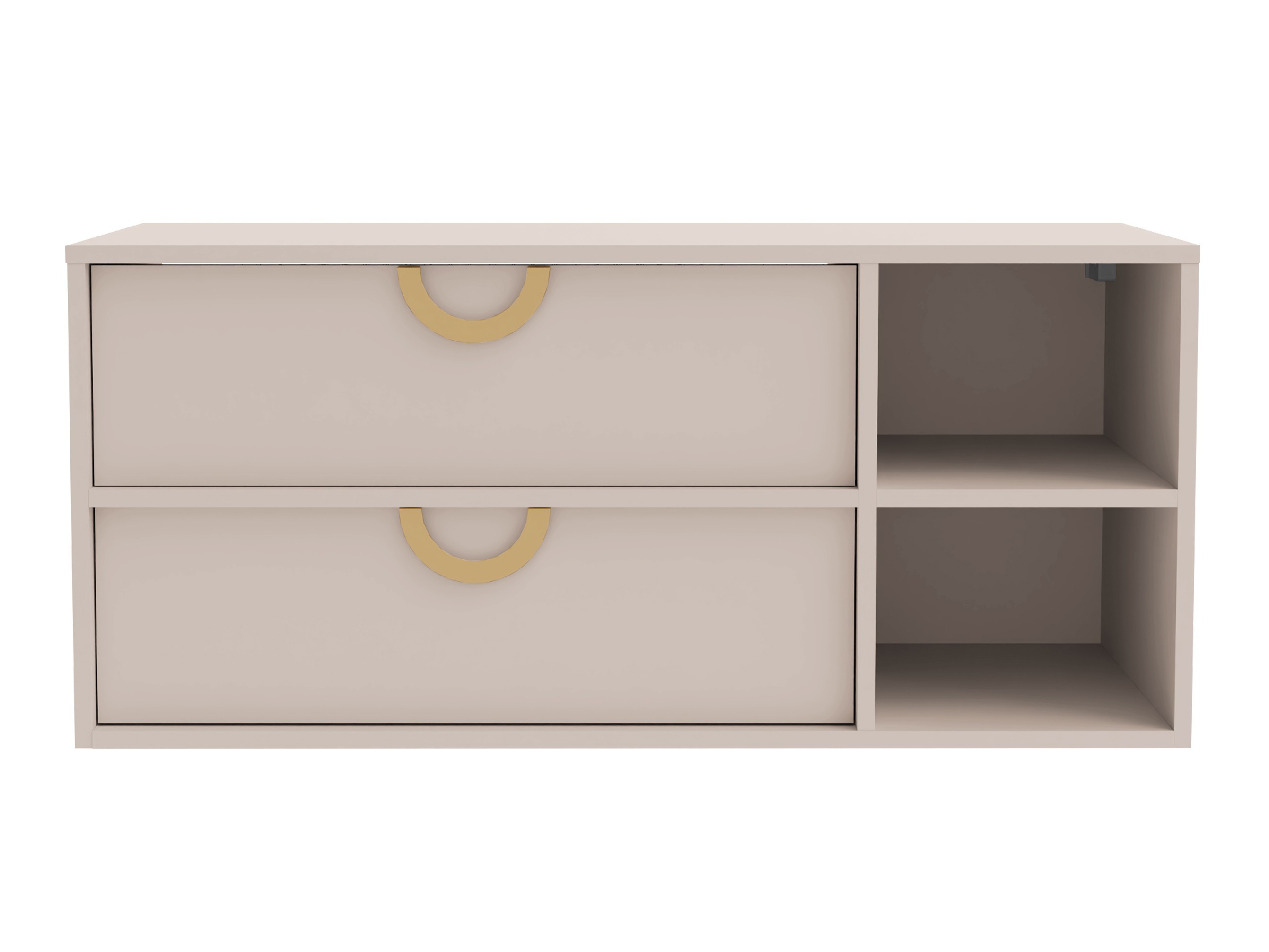 Wall-mounted bathroom cabinet for washbasin Sodalis (Cashmere)