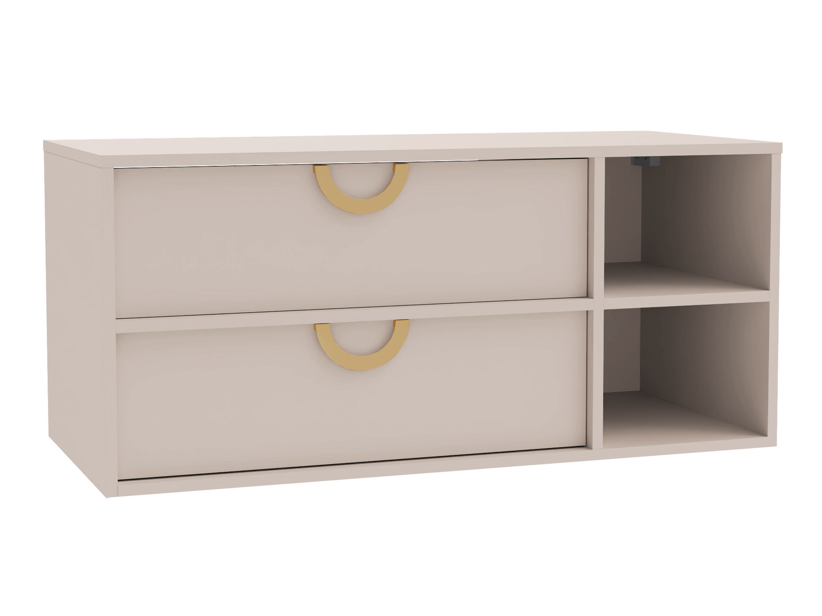 Wall-mounted bathroom cabinet for washbasin Sodalis (Cashmere)