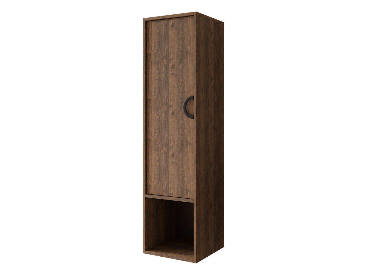 Wall-mounted bathroom cabinet Providence 194 (Walnut)