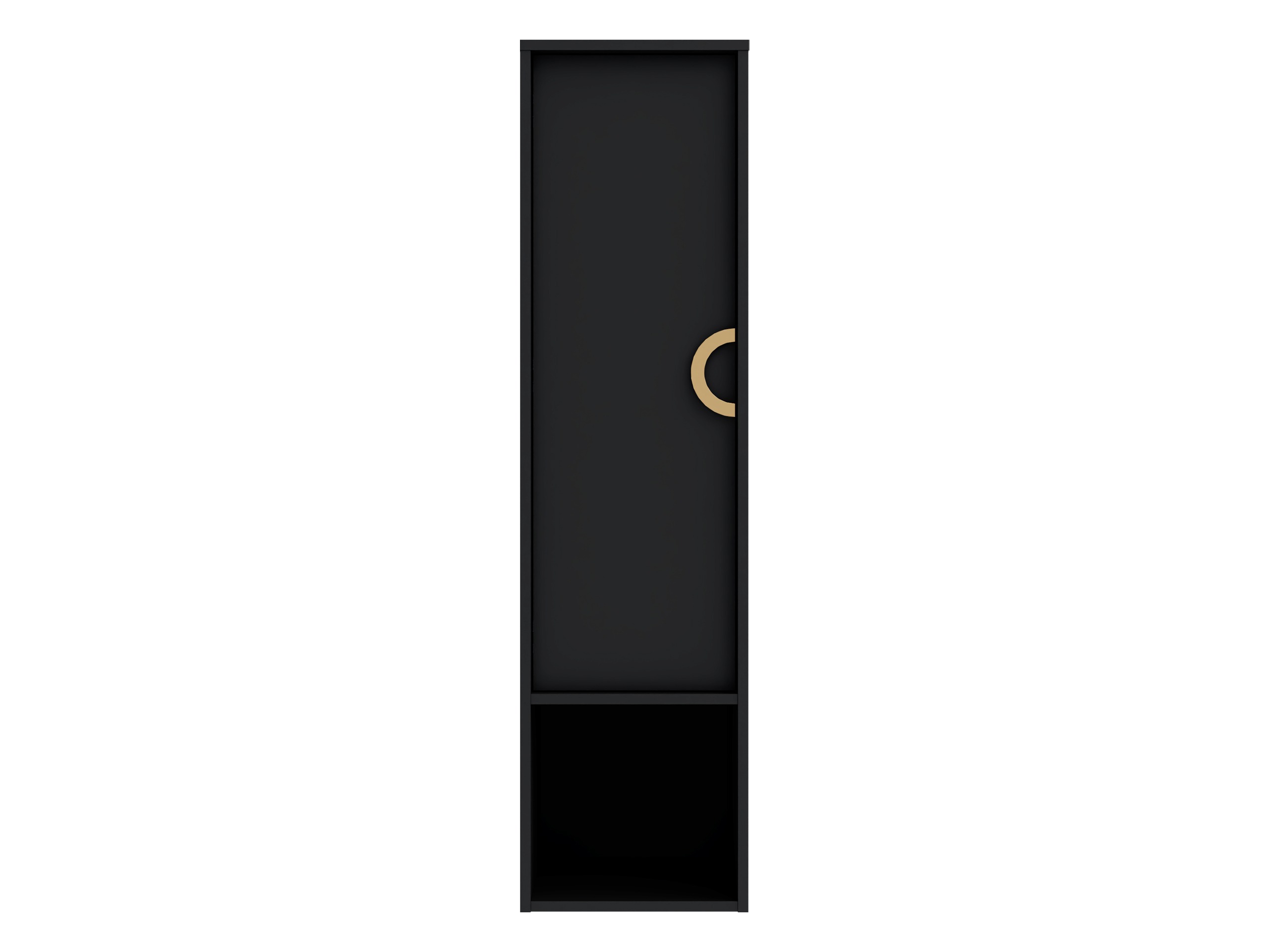 Wall-mounted bathroom cabinet Sodalis (Black)