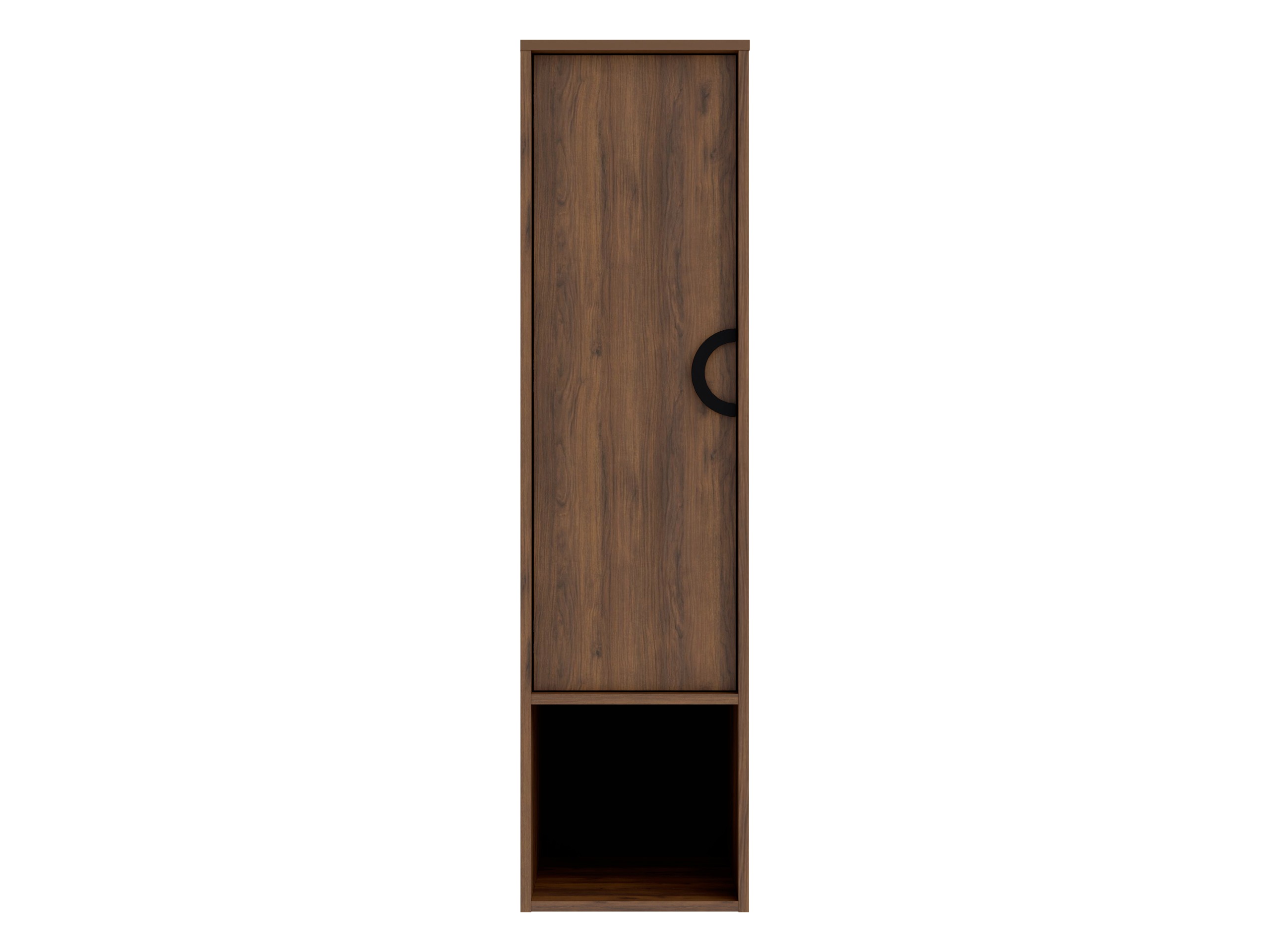 Wall-mounted bathroom cabinet Sodalis (Walnut)