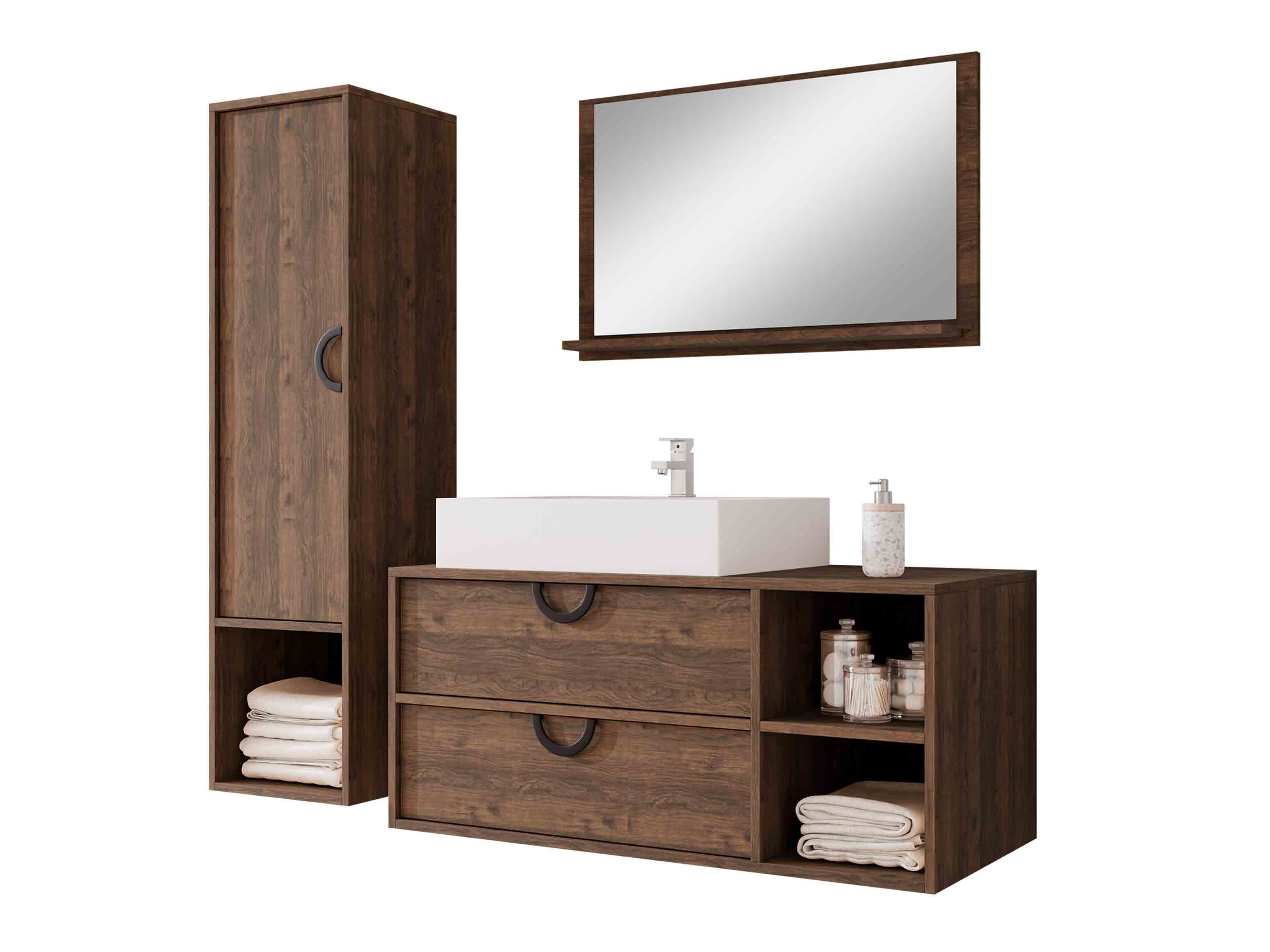 Bathroom set Sodalis (Walnut)