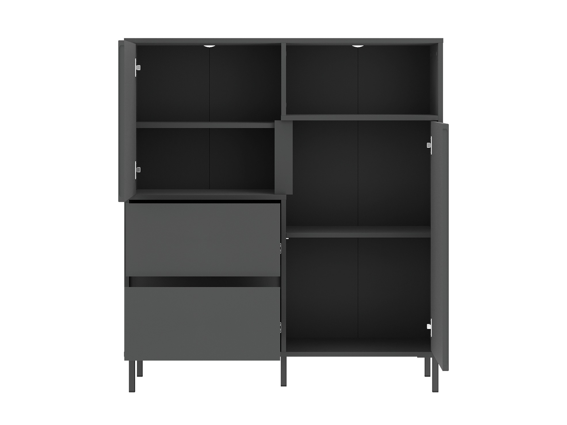 Living room set Ruvrevi 105 (Anthracite)