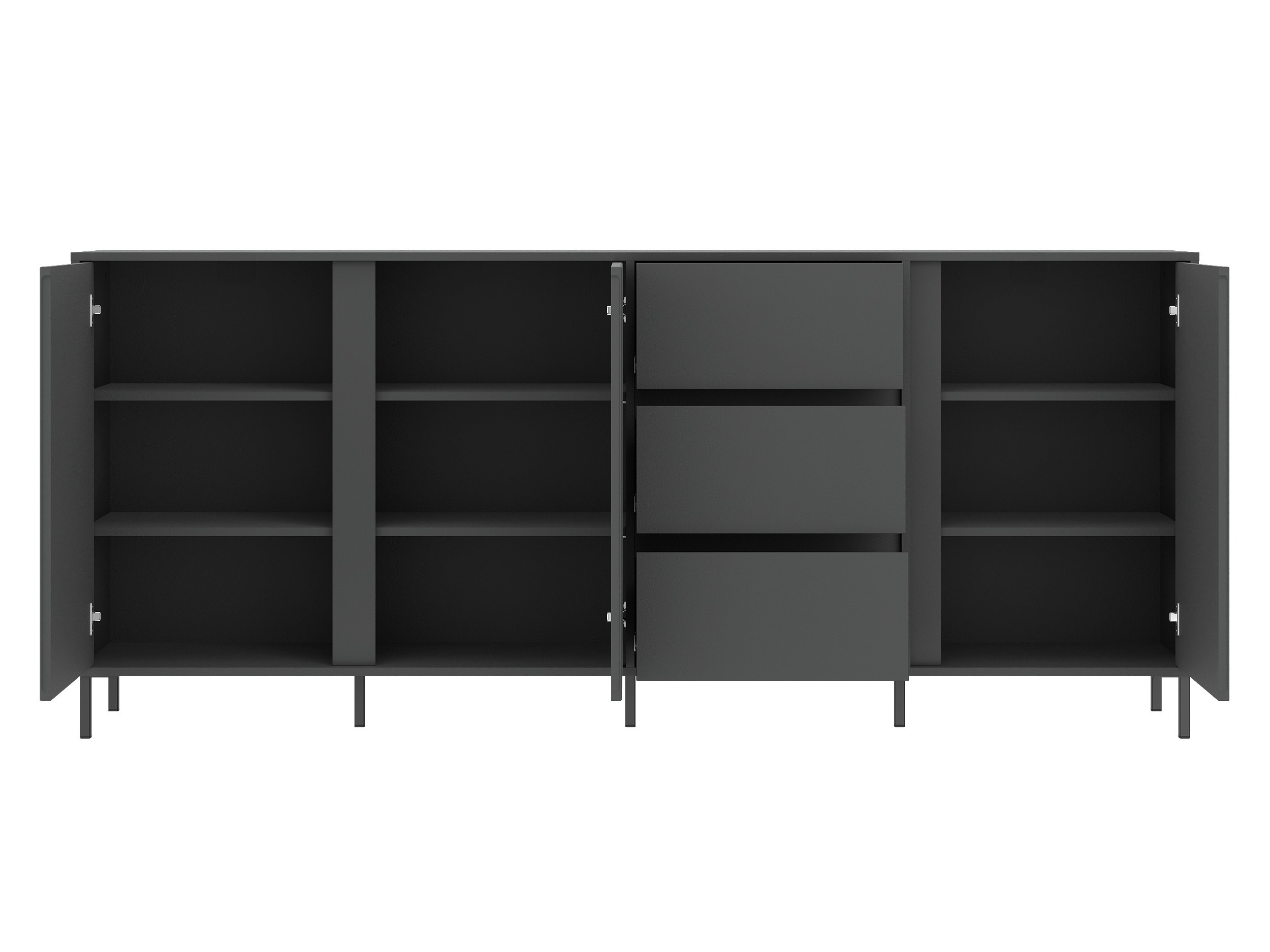 Living room set Ruvrevi 105 (Anthracite)