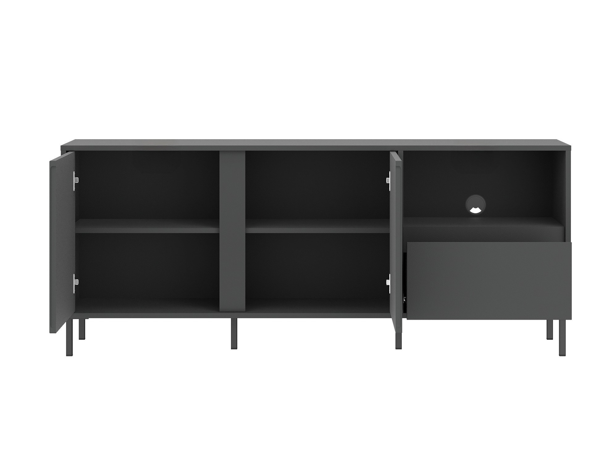Living room set Ruvrevi 106 (Anthracite)