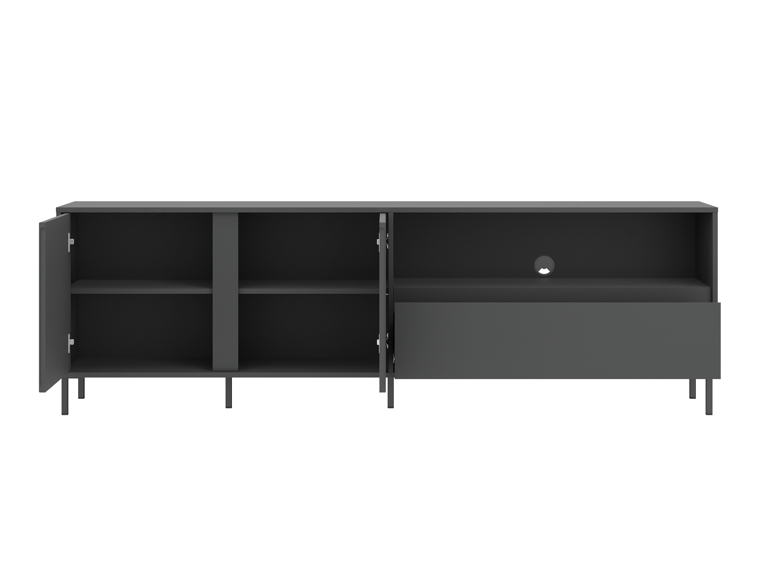 TV stand Ruvrevi 101 (Anthracite)