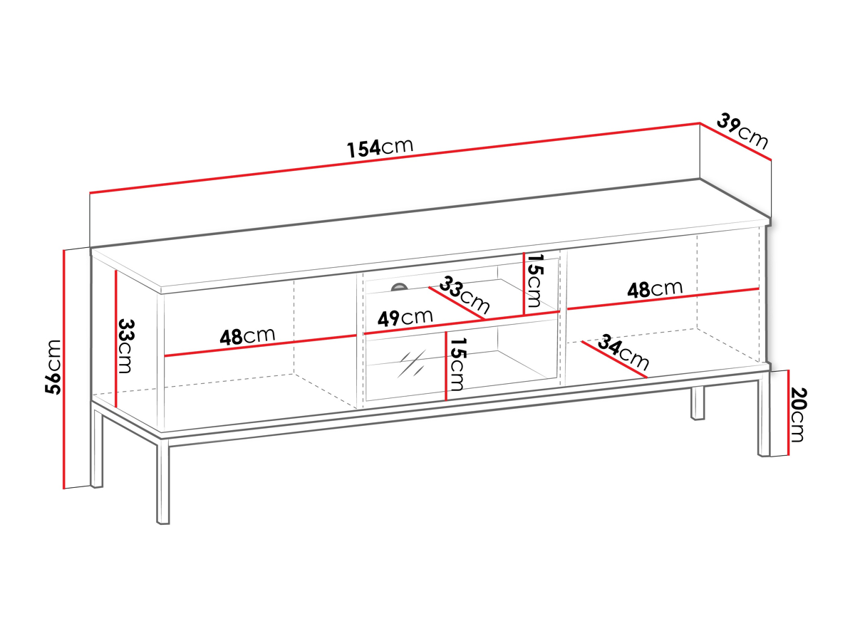 TV stand Soferi 111 (Cashmere)
