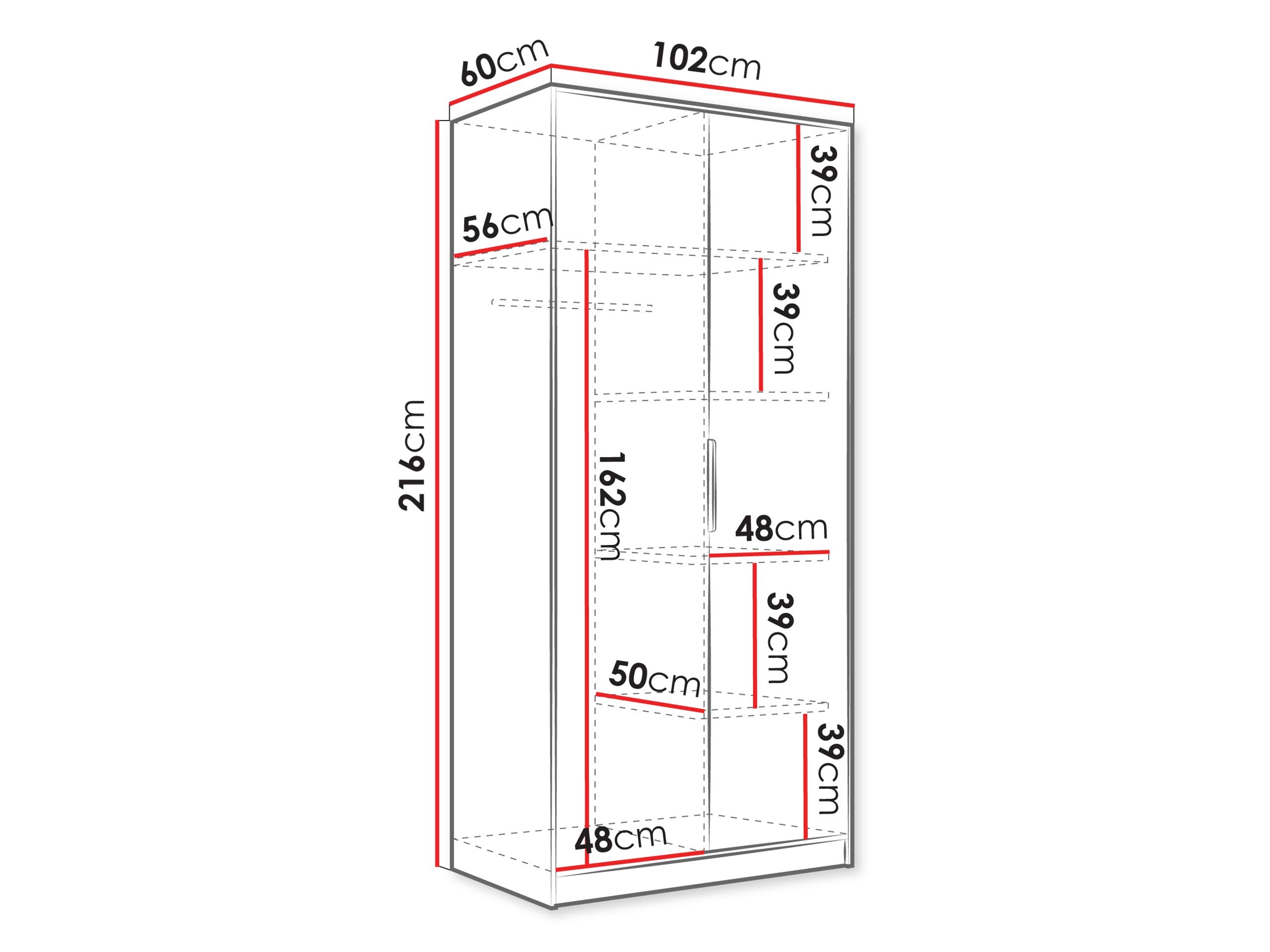 Wardrobe Comfivo Larmire 122 (Beige)